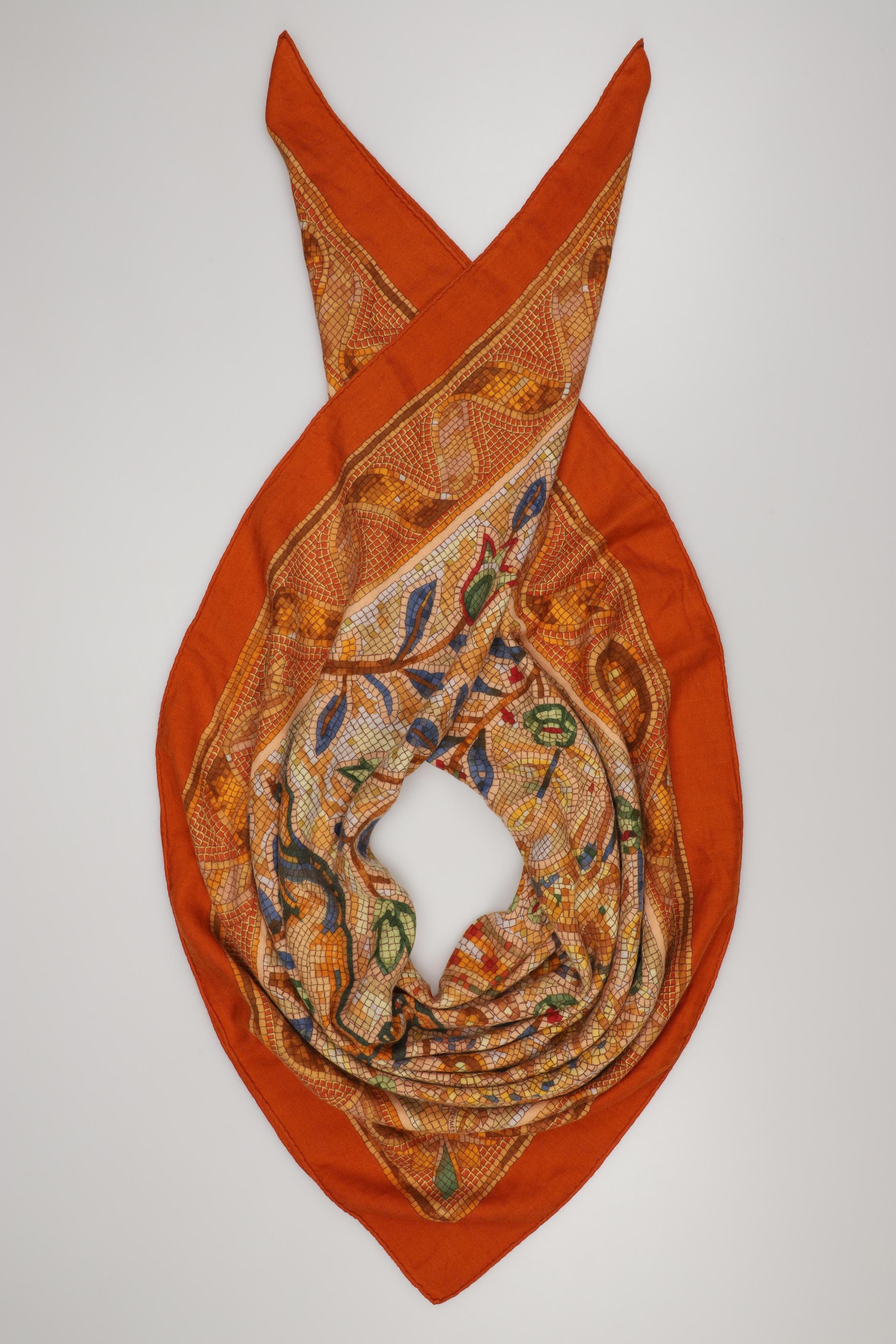 

Hermes Damen Schal, orange