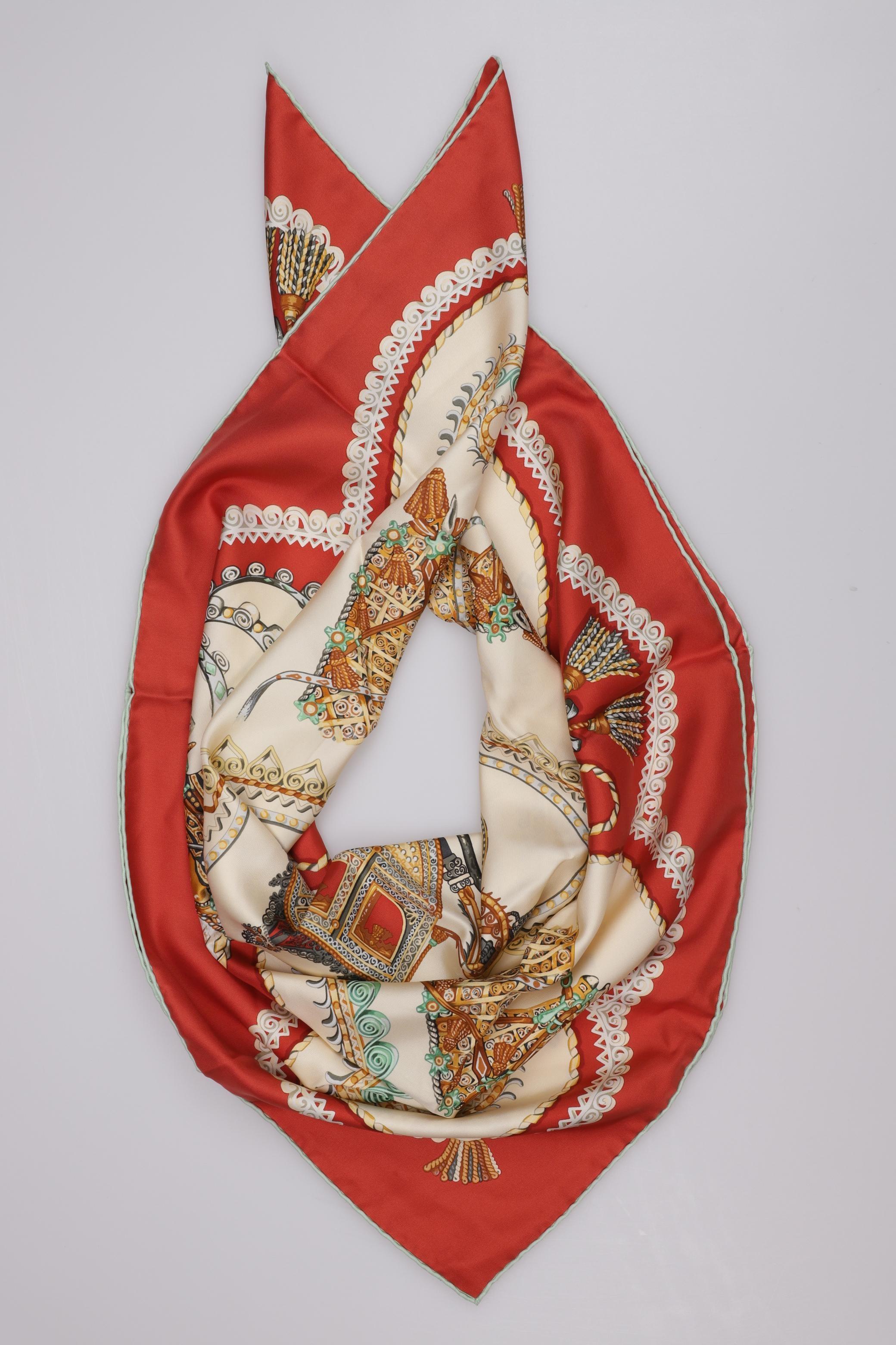 

Hermes Damen Schal, beige, Gr.