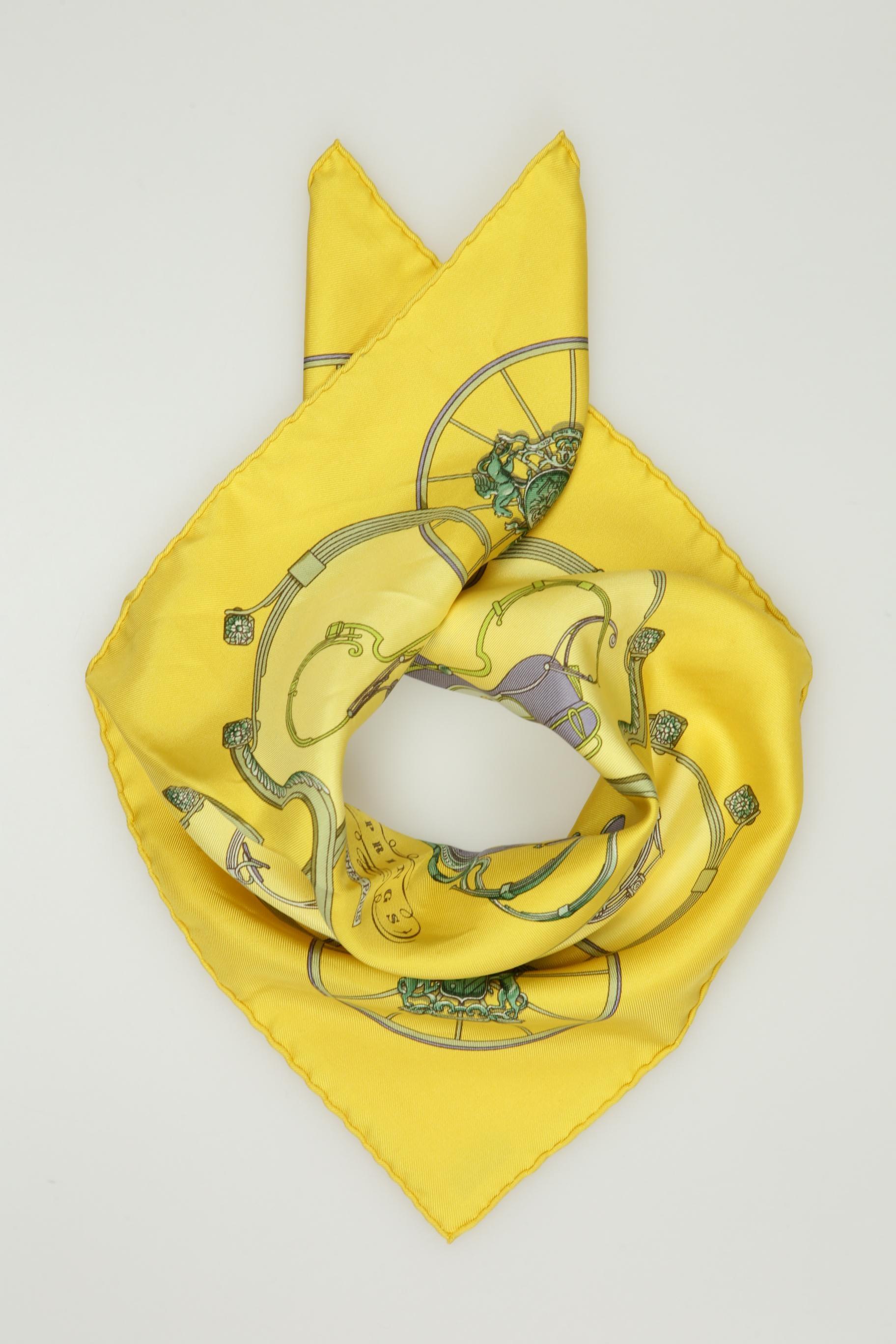 

Hermes Damen Schal, gelb, Gr.