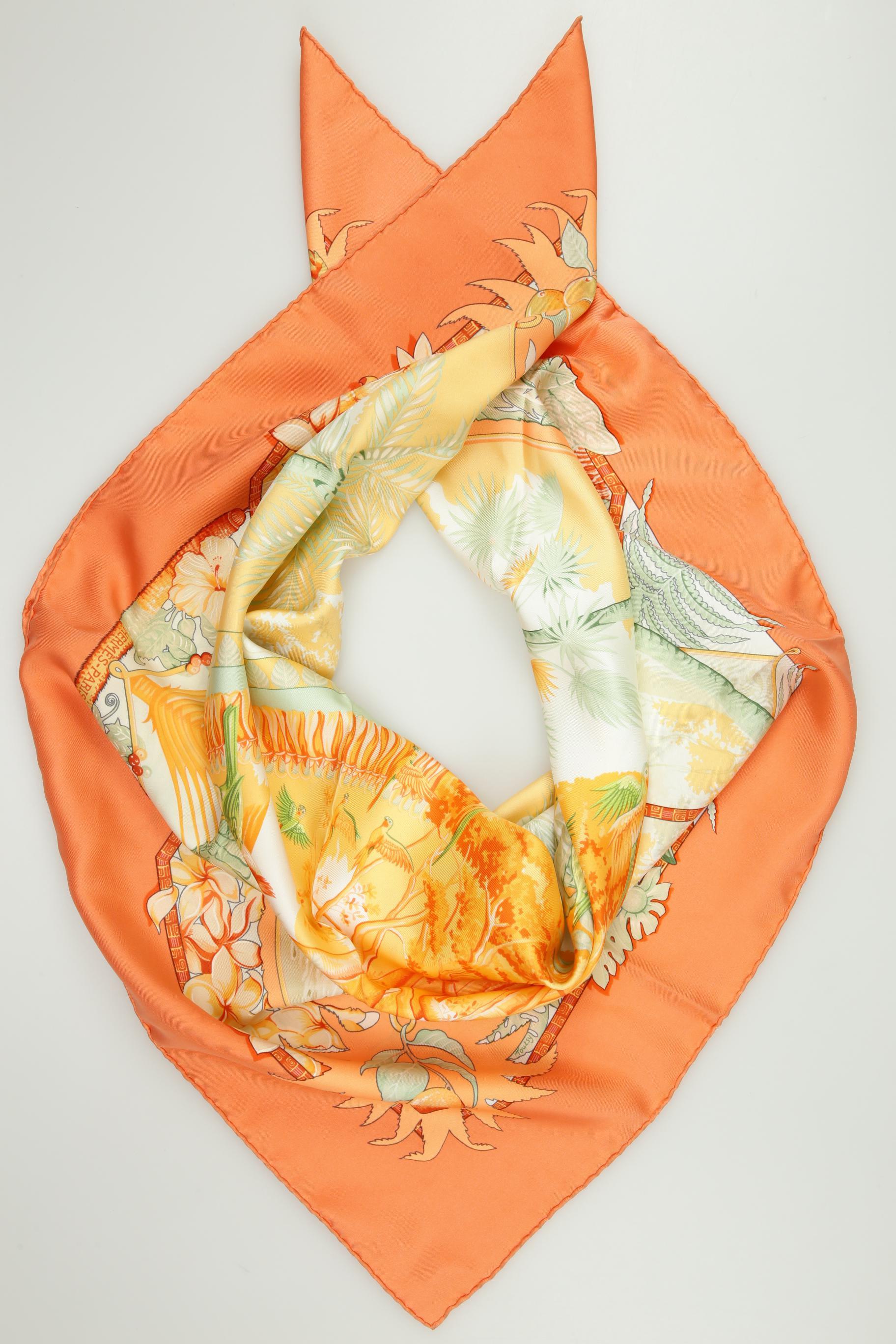 

Hermes Damen Schal, mehrfarbig, Gr.