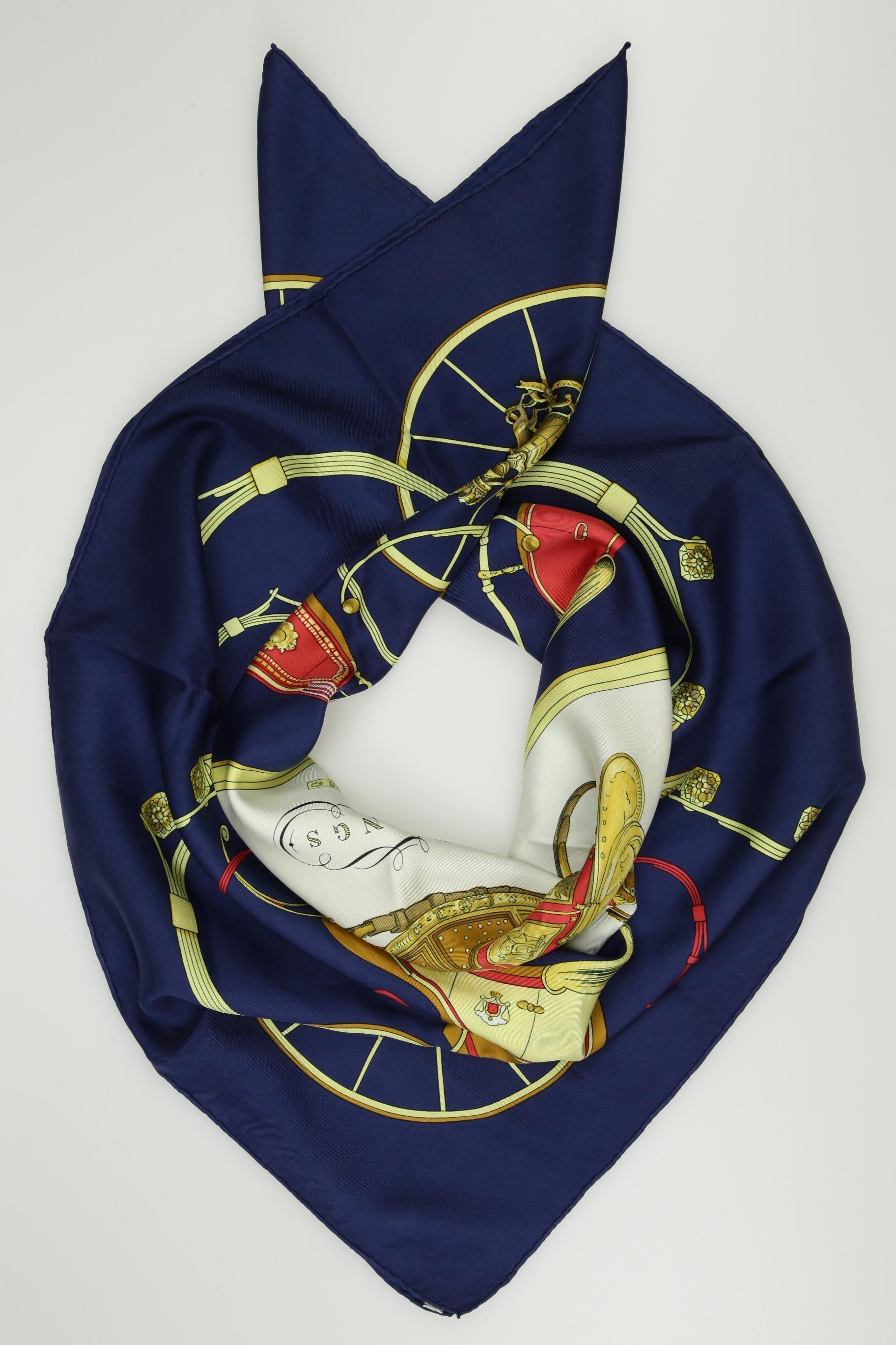 

Hermes Damen Schal, marineblau, Gr.