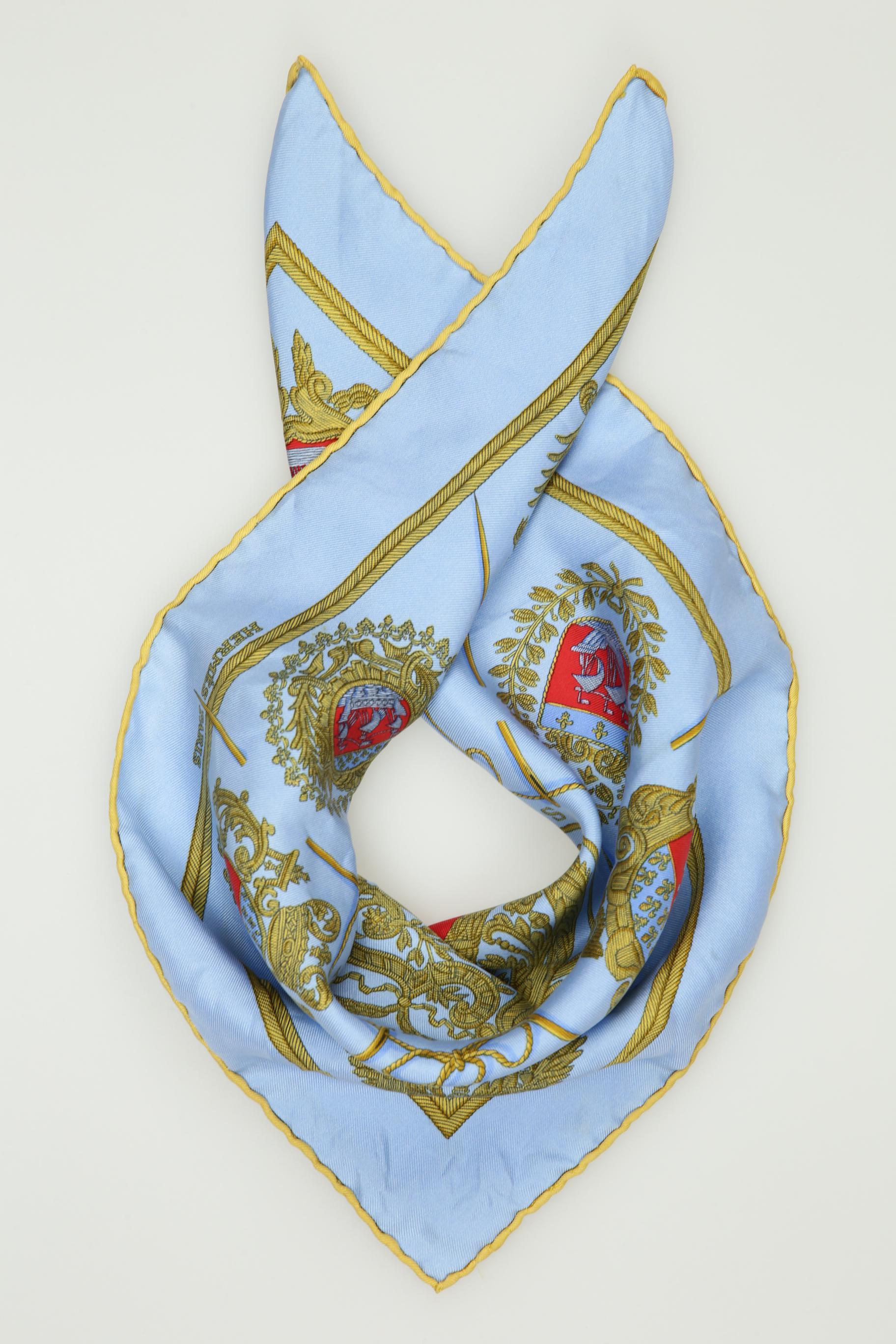 

Hermes Damen Schal, blau, Gr.