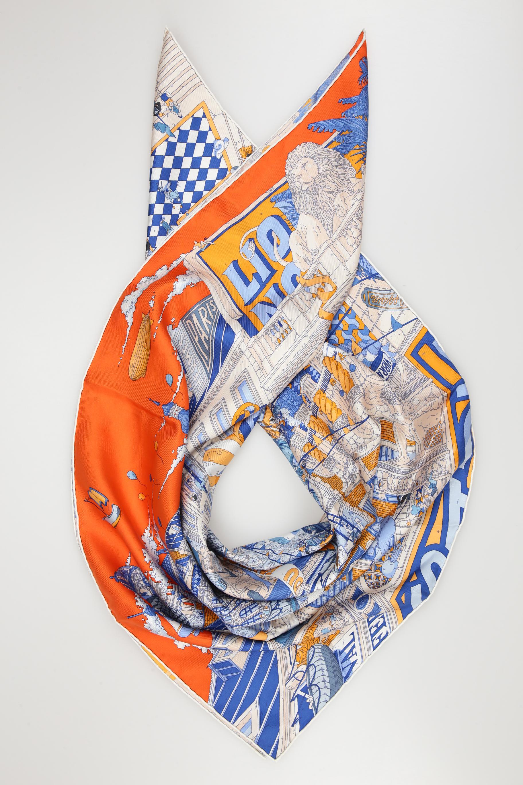 

Hermes Damen Schal, mehrfarbig, Gr.