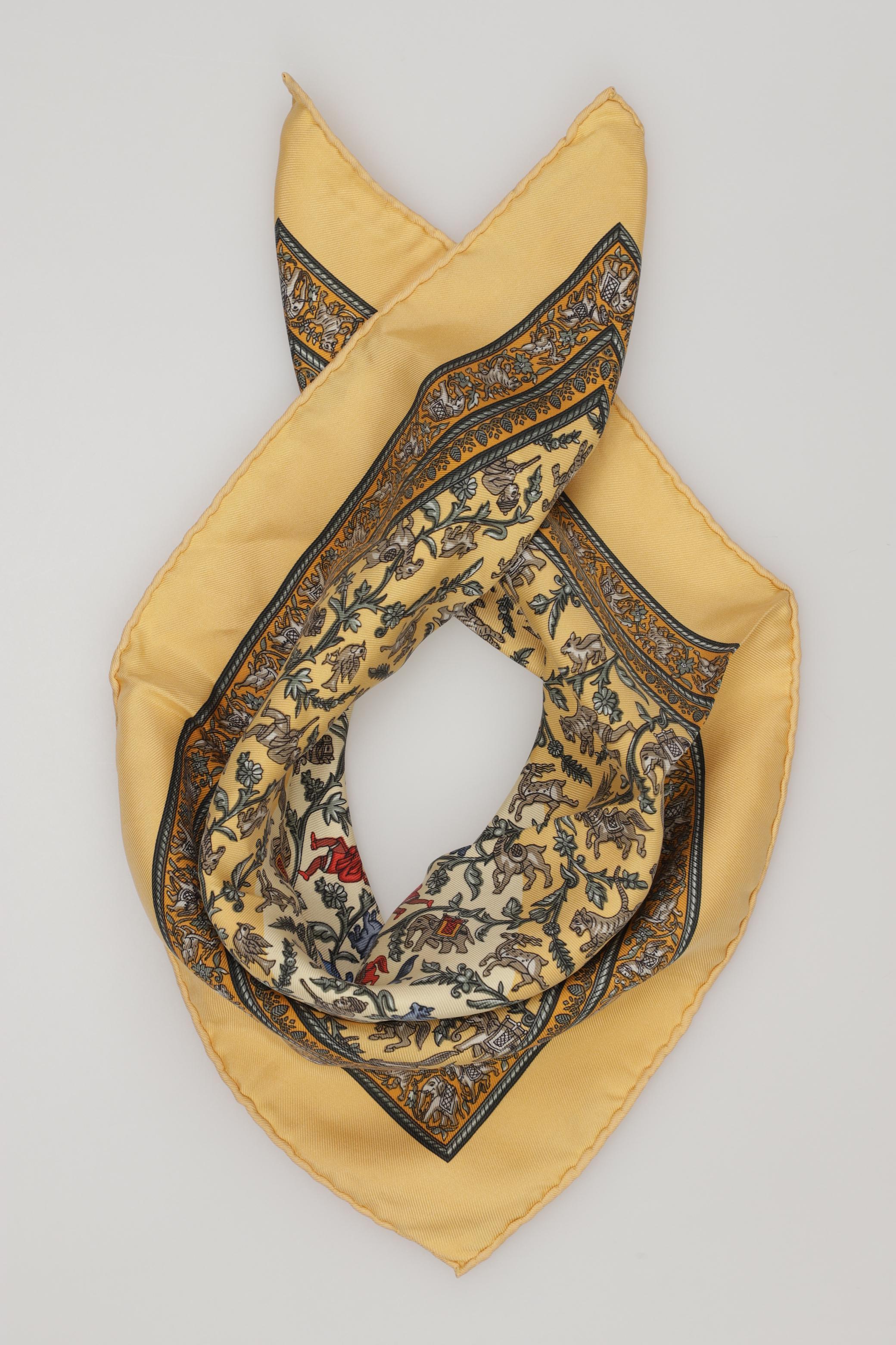 

Hermes Damen Schal, gelb, Gr.