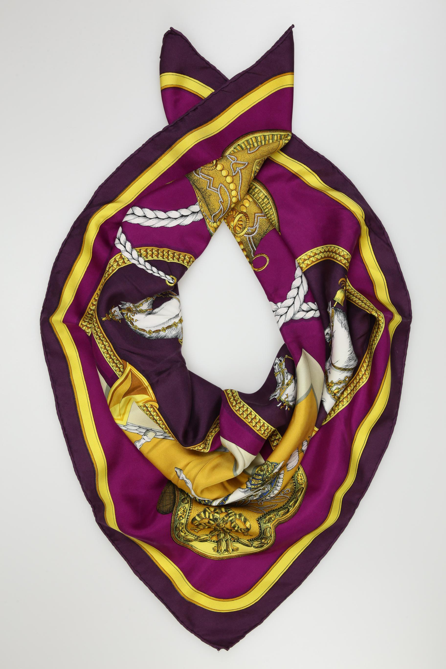 

Hermes Damen Schal, flieder, Gr.