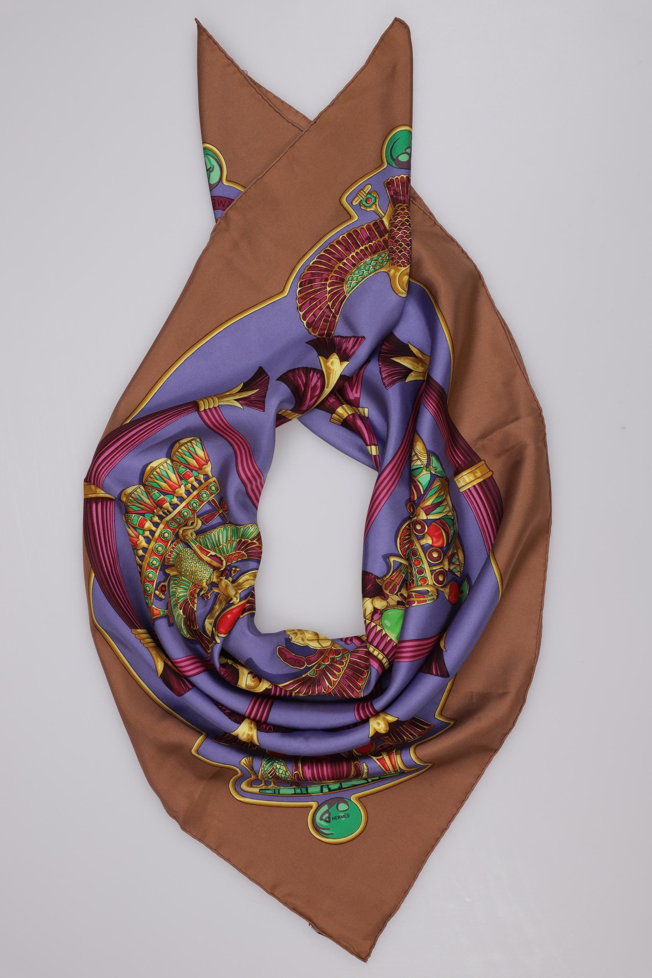 

Hermes Damen Schal, flieder, Gr.