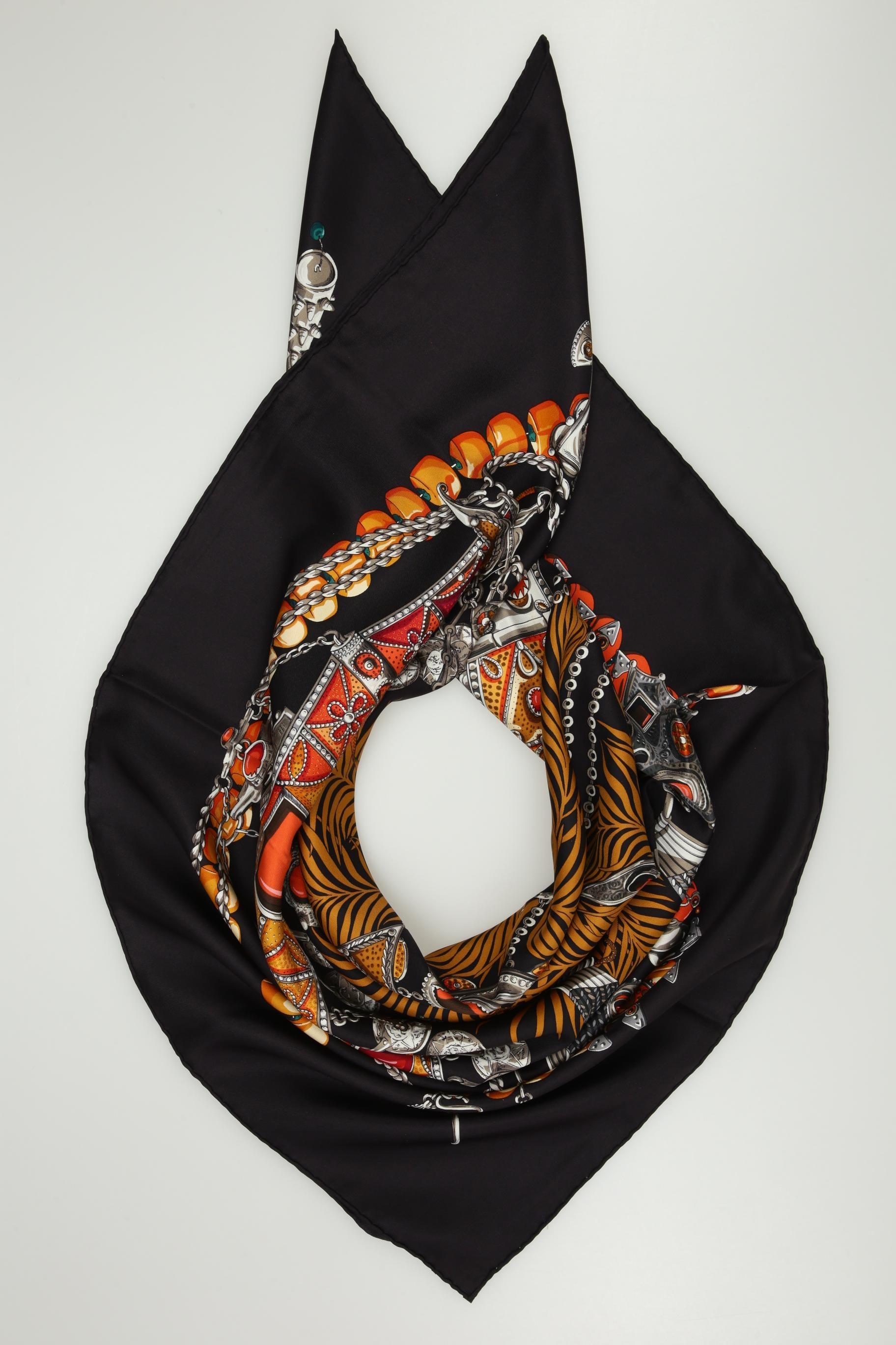 

Hermes Damen Schal, braun, Gr.