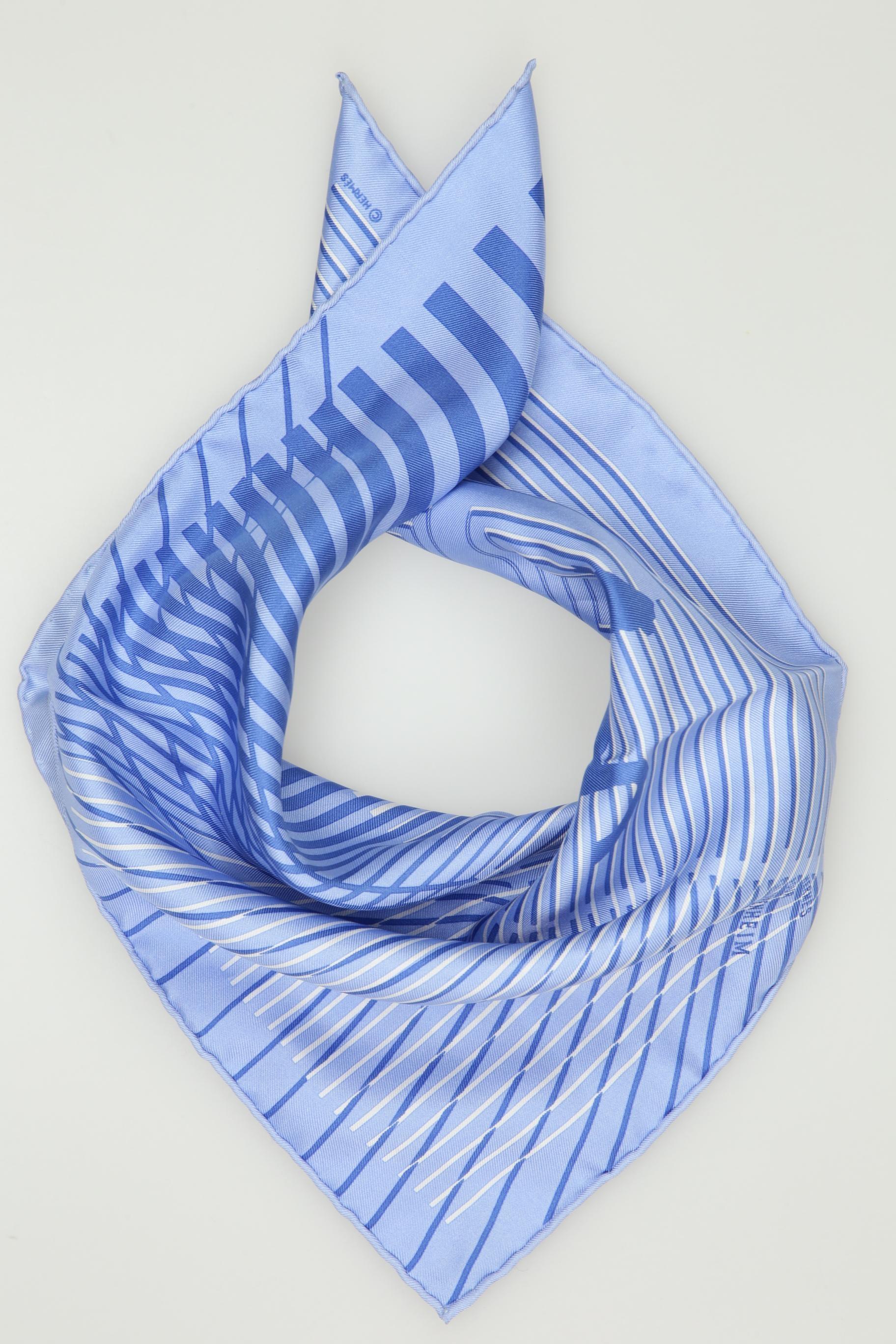 

Hermes Damen Schal, blau, Gr.