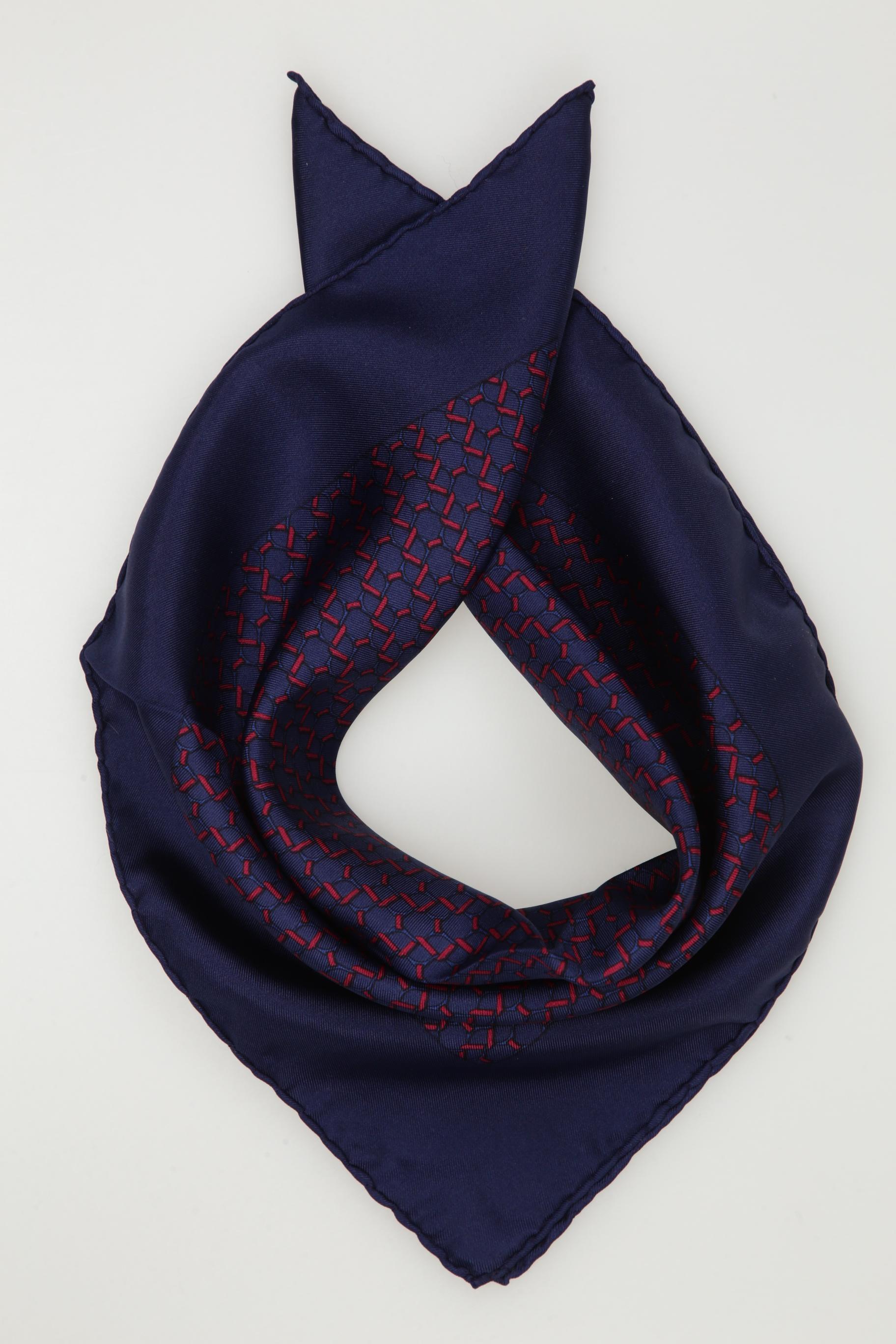 

Hermes Damen Schal, marineblau, Gr.