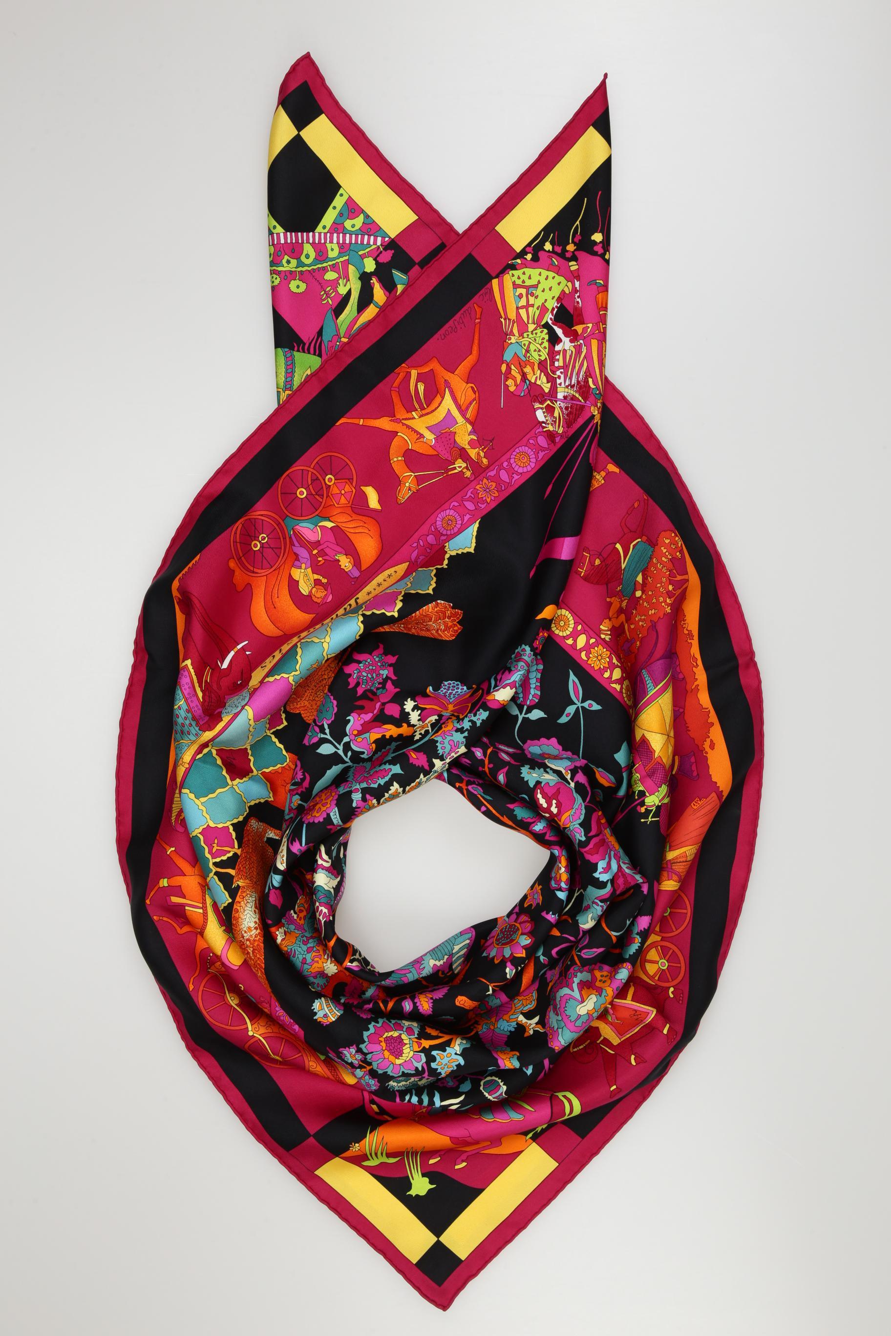 

Hermes Damen Schal, mehrfarbig, Gr.