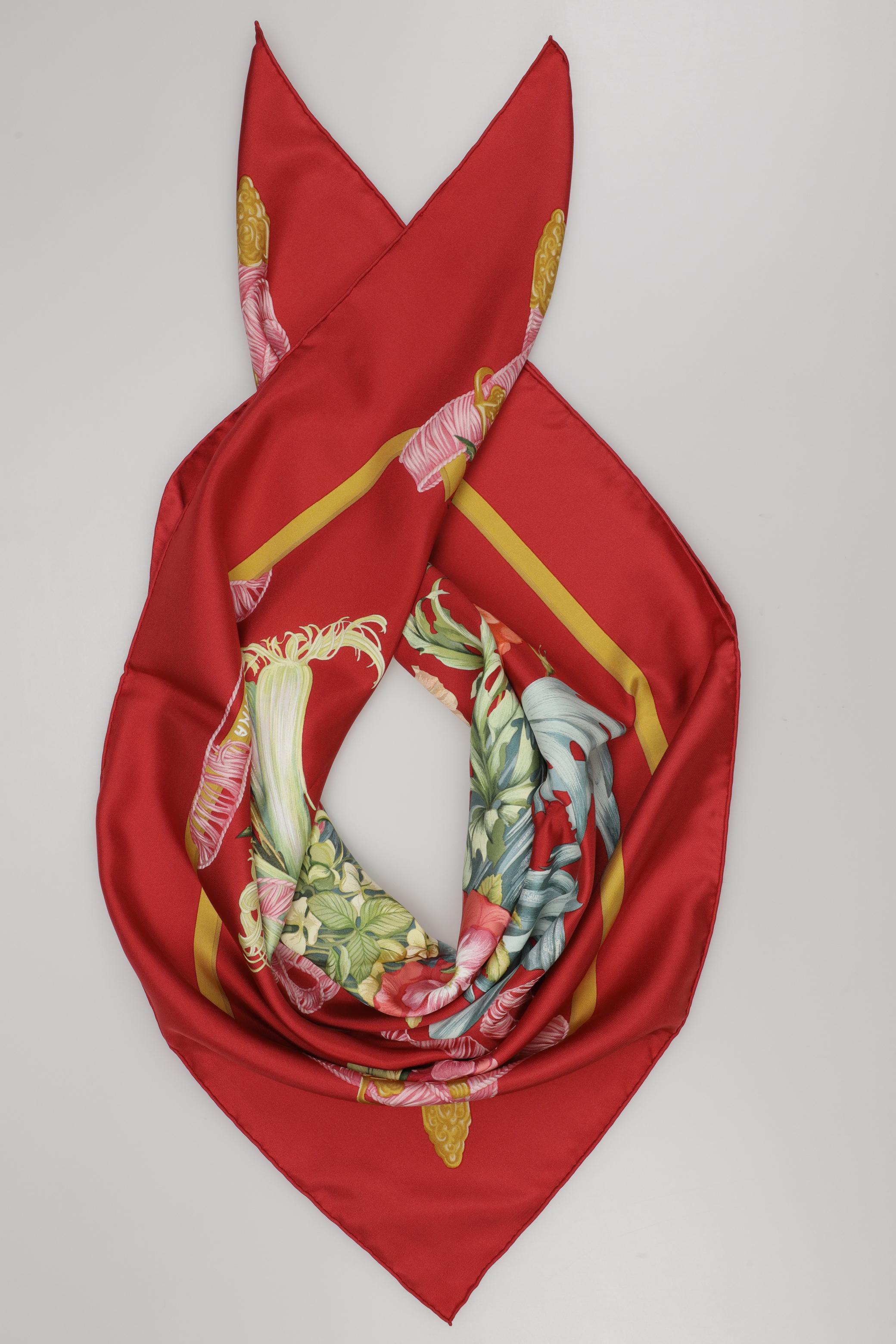 

Hermes Damen Schal, rot, Gr.