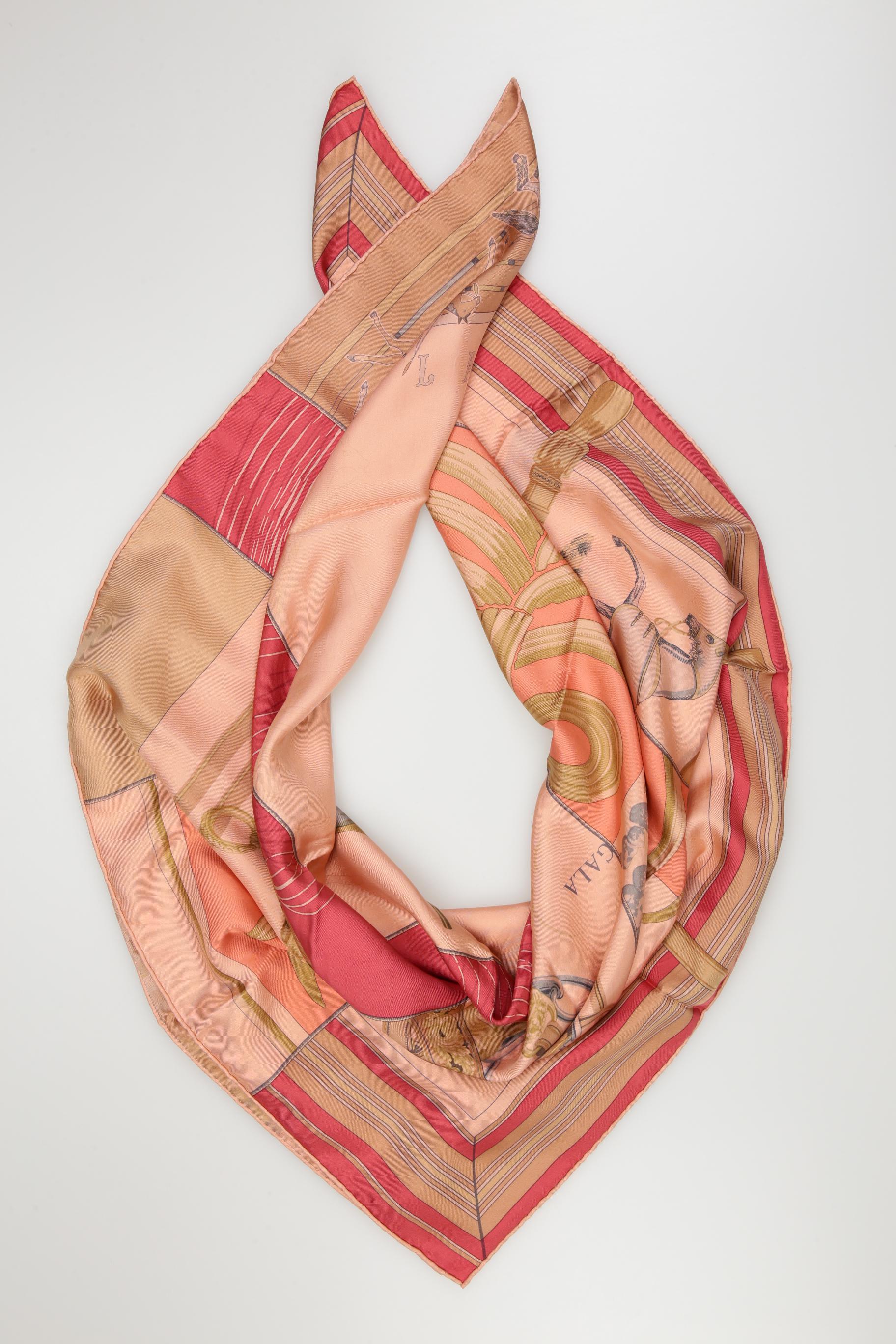

Hermes Damen Schal, pink, Gr.