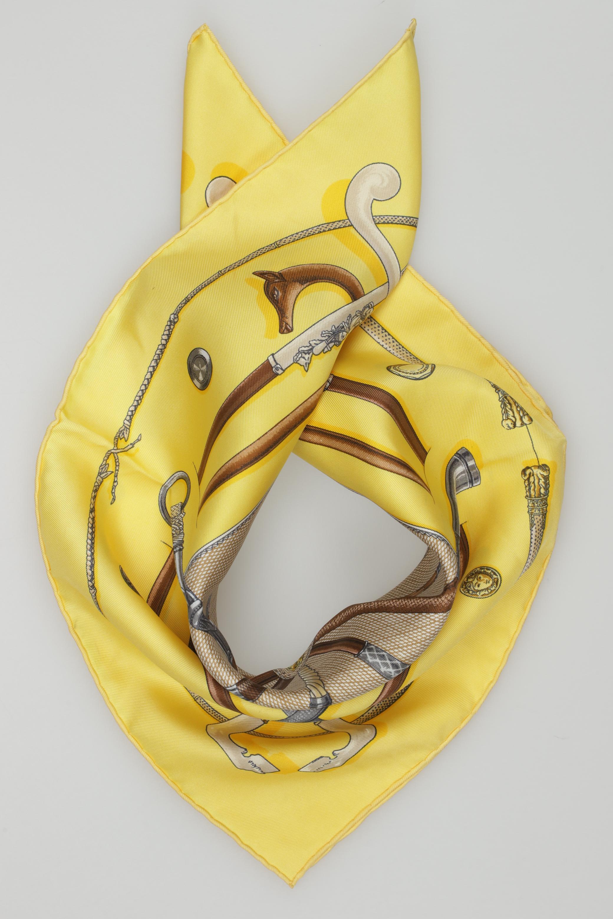 

Hermes Damen Schal, gelb, Gr.