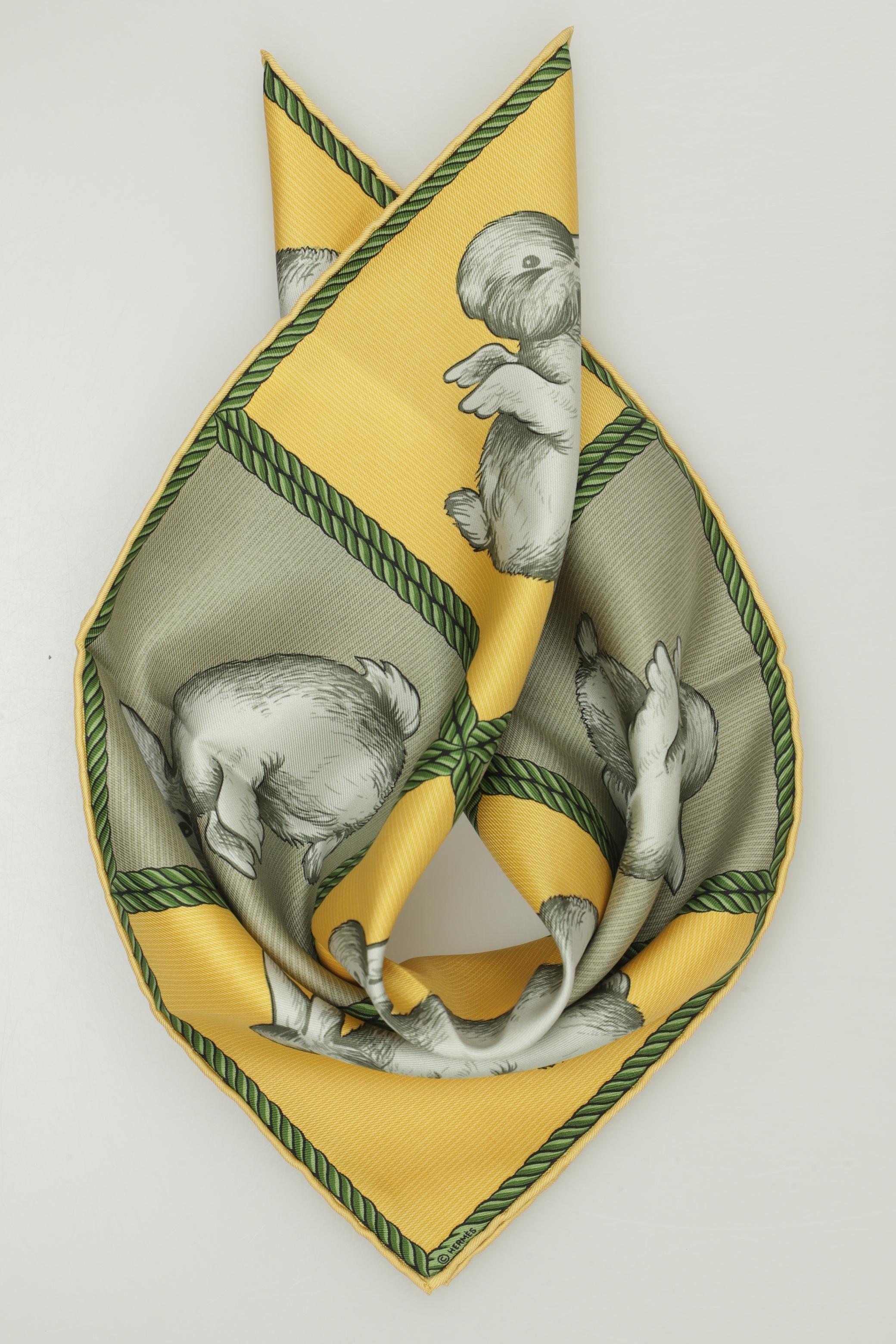 

Hermes Damen Schal, grün, Gr.