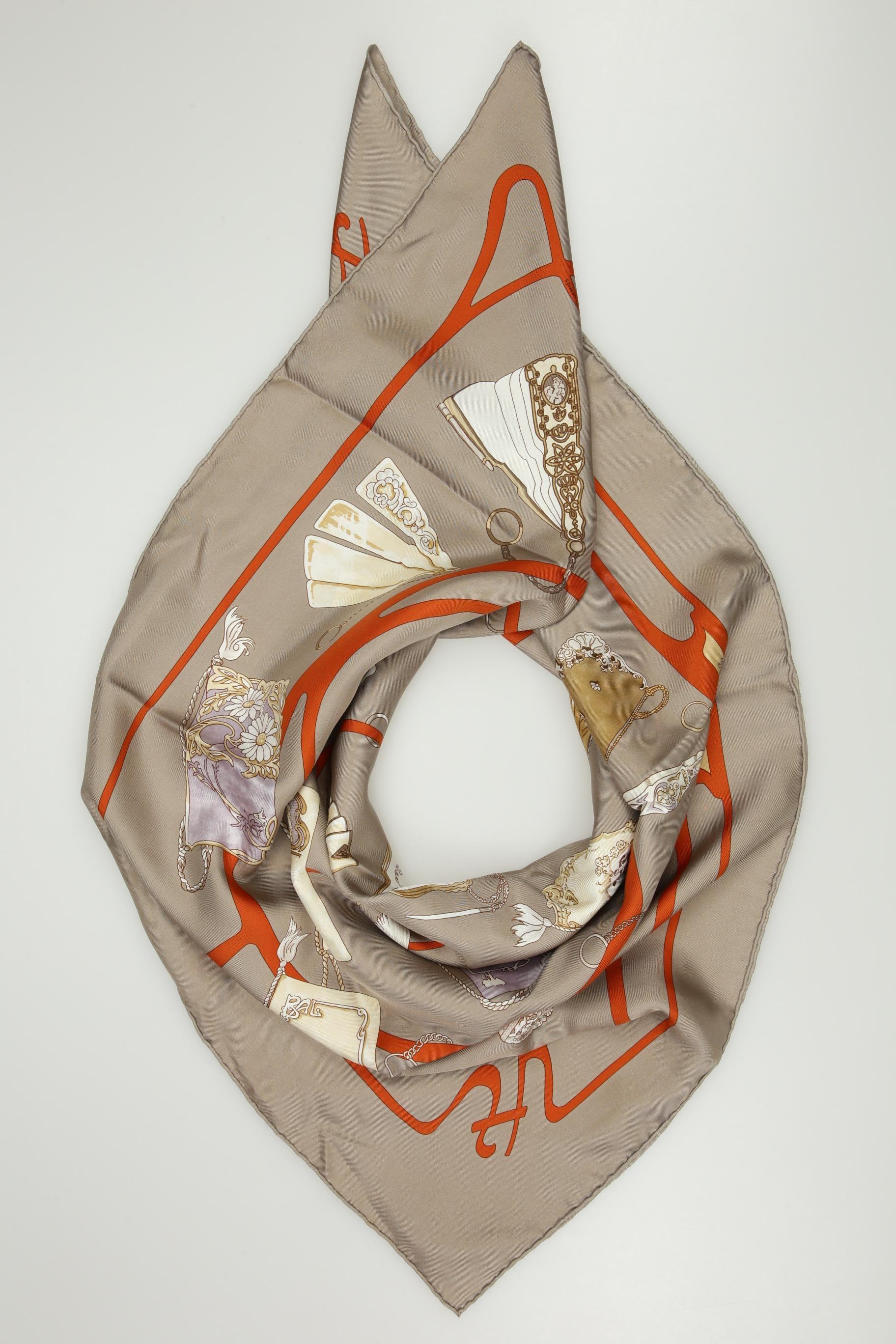 

Hermes Damen Schal, beige, Gr.