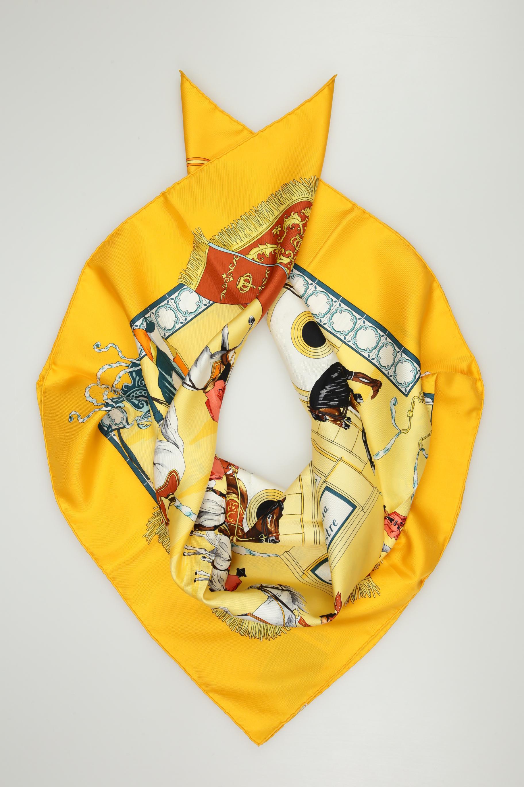 

Hermes Damen Schal, orange, Gr.