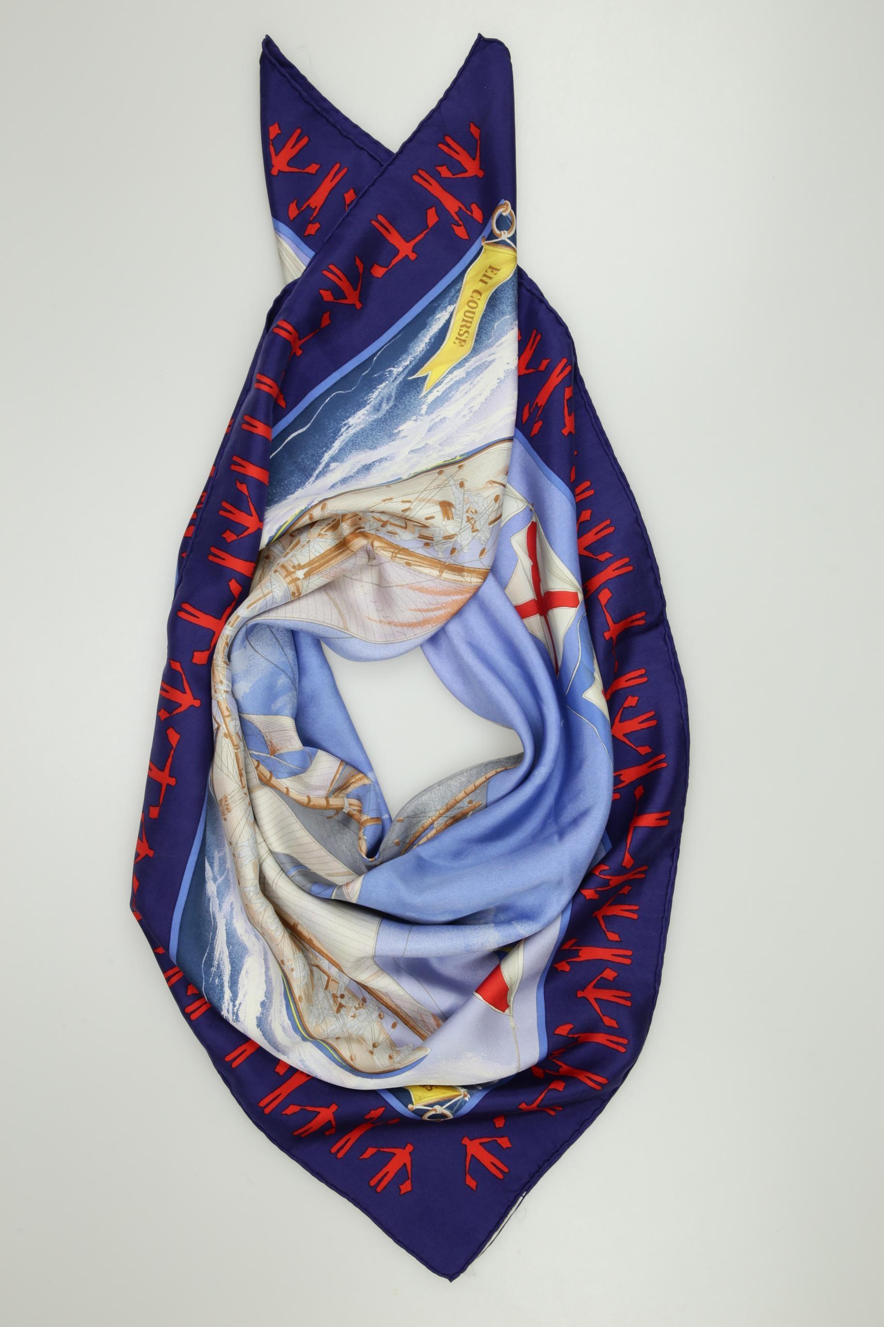 

Hermes Damen Schal, blau, Gr.
