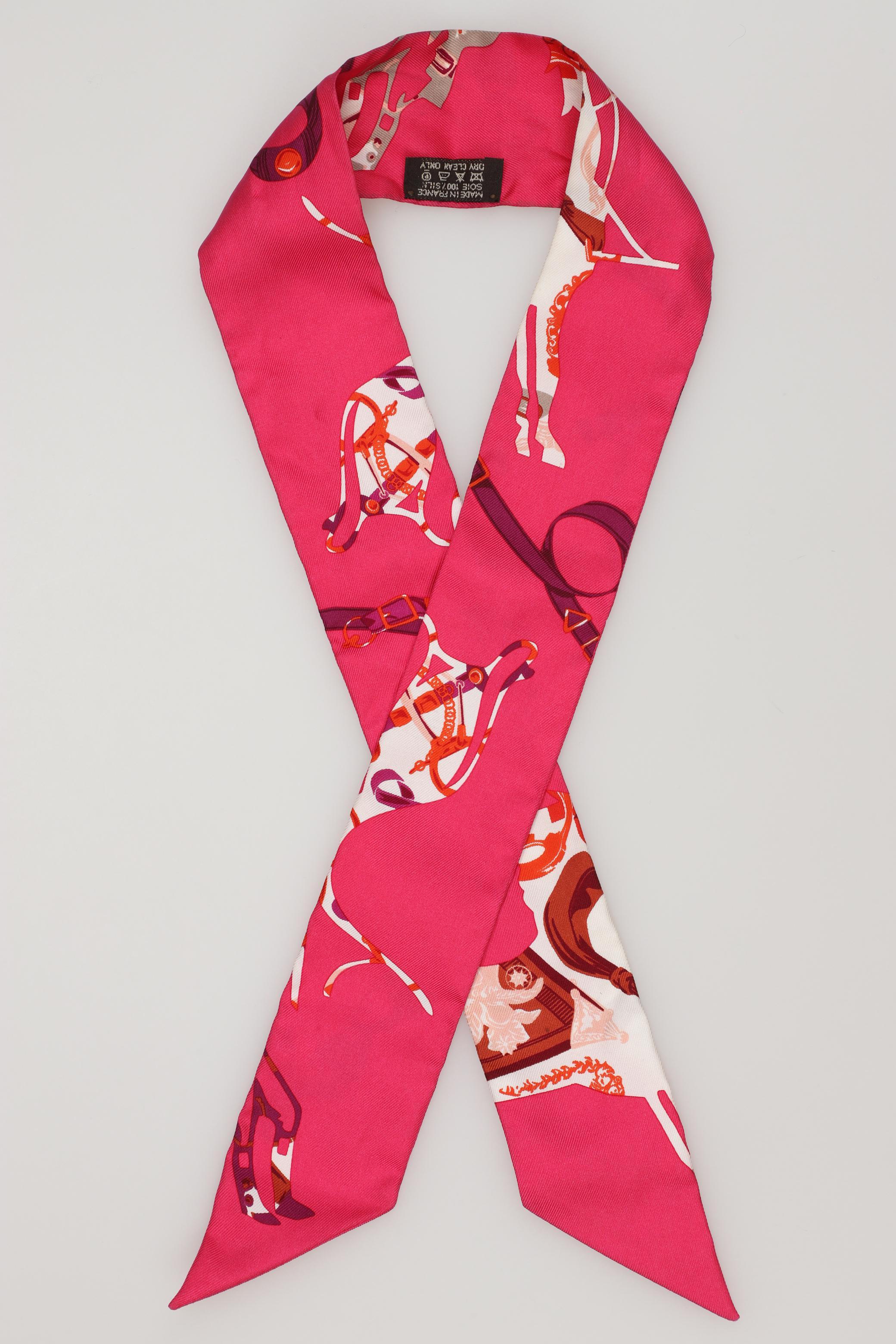 

Hermes Damen Schal, pink, Gr.
