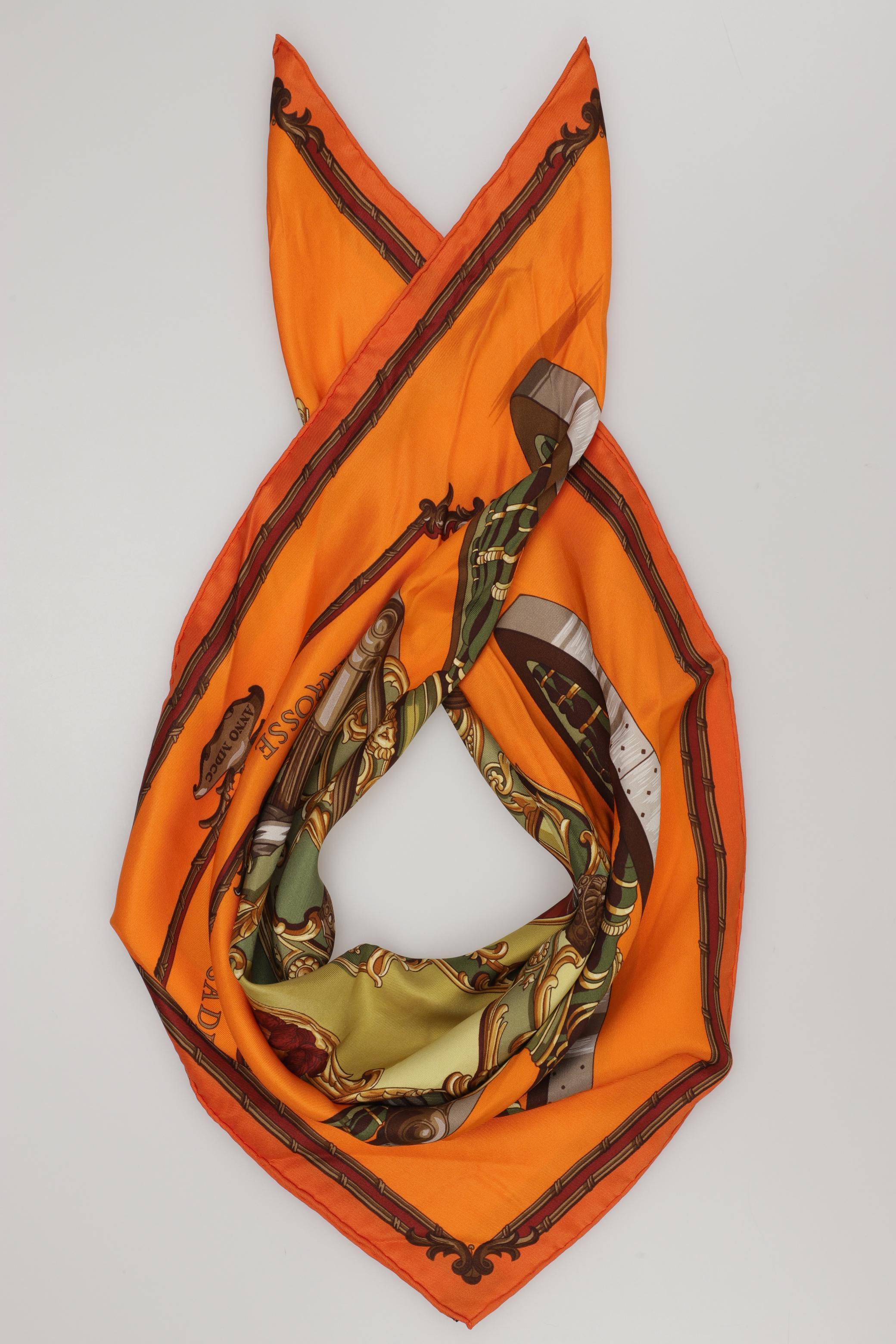 

Hermes Damen Schal, orange, Gr.