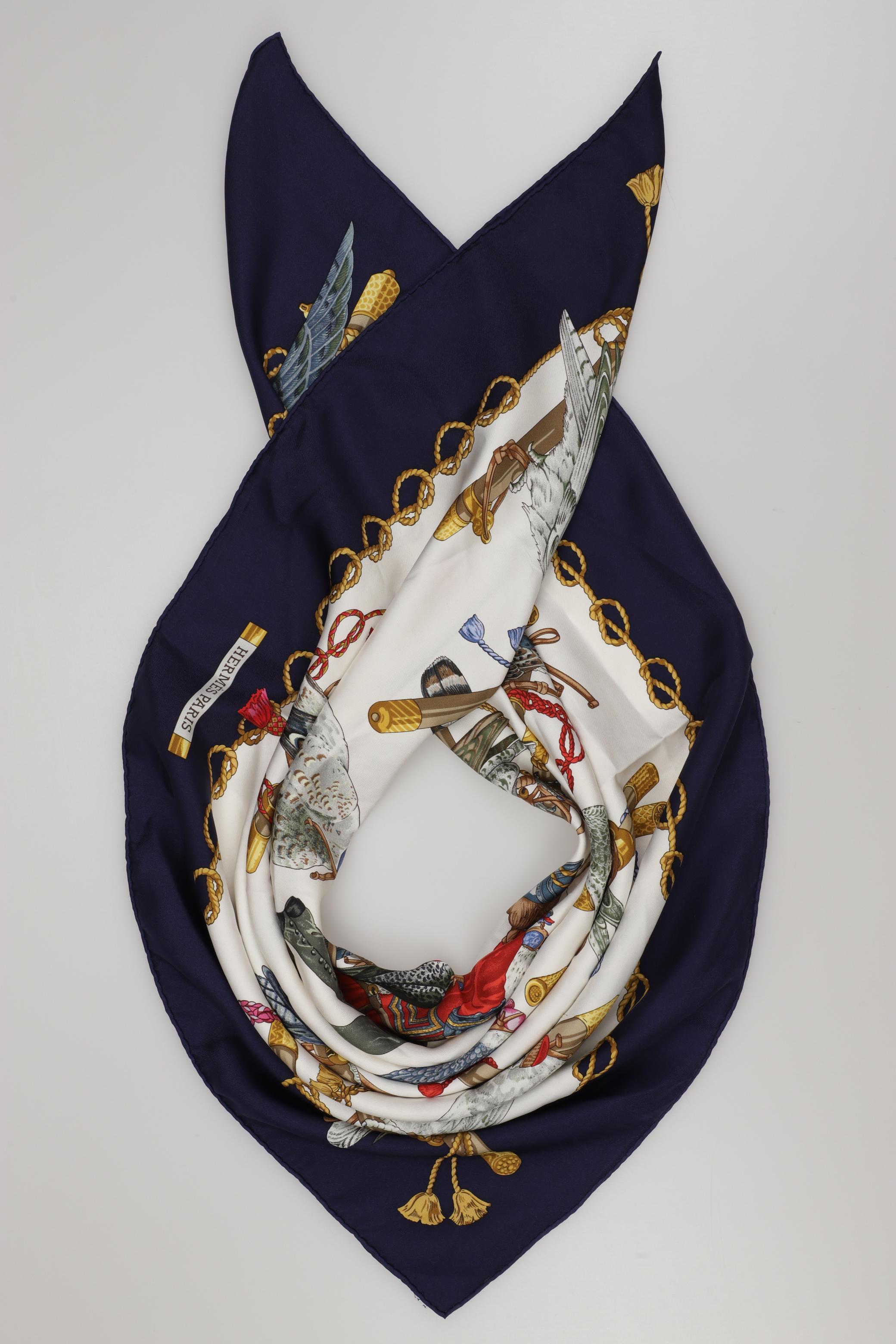 

Hermes Damen Schal, marineblau, Gr.