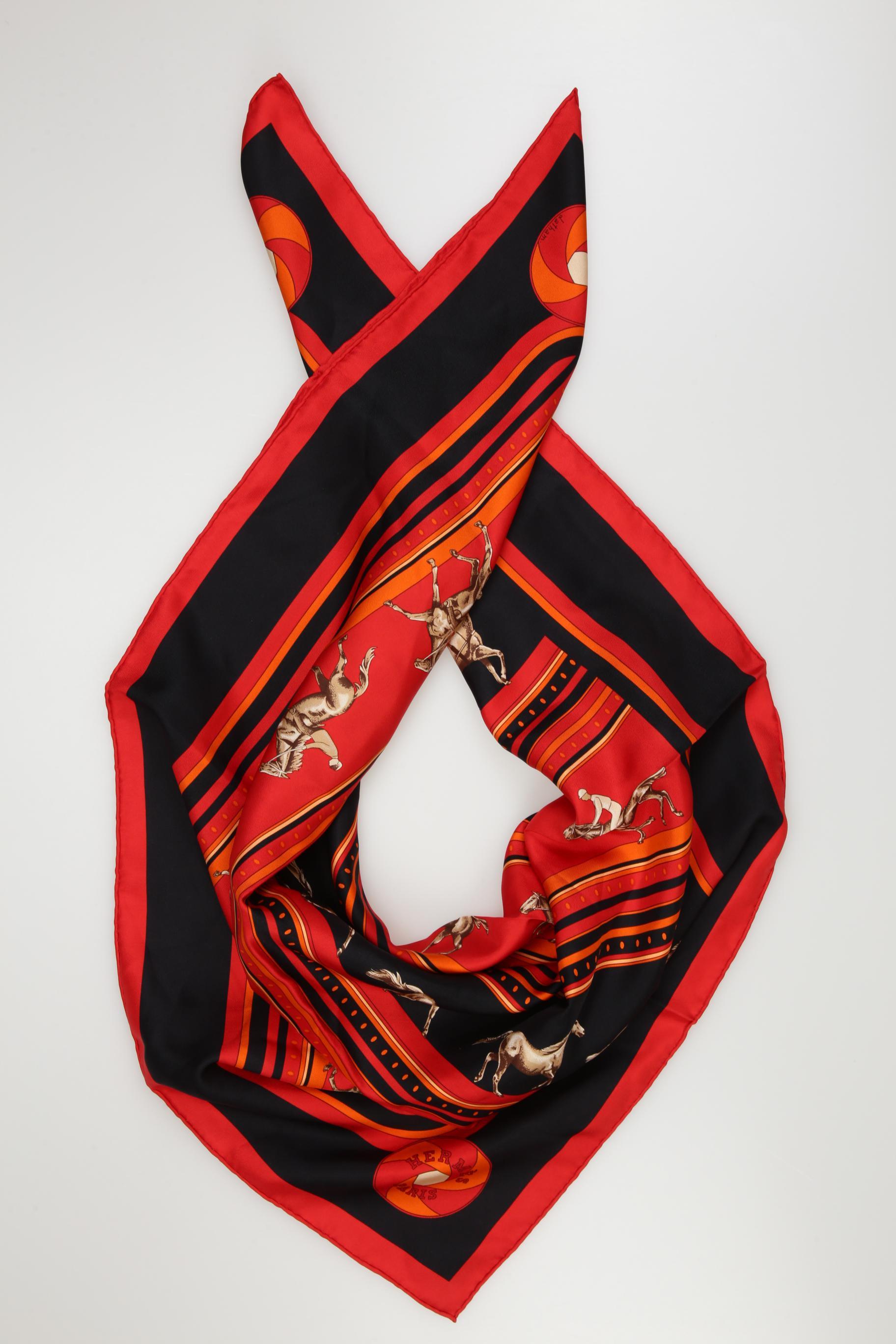 

Hermes Damen Schal, rot, Gr.