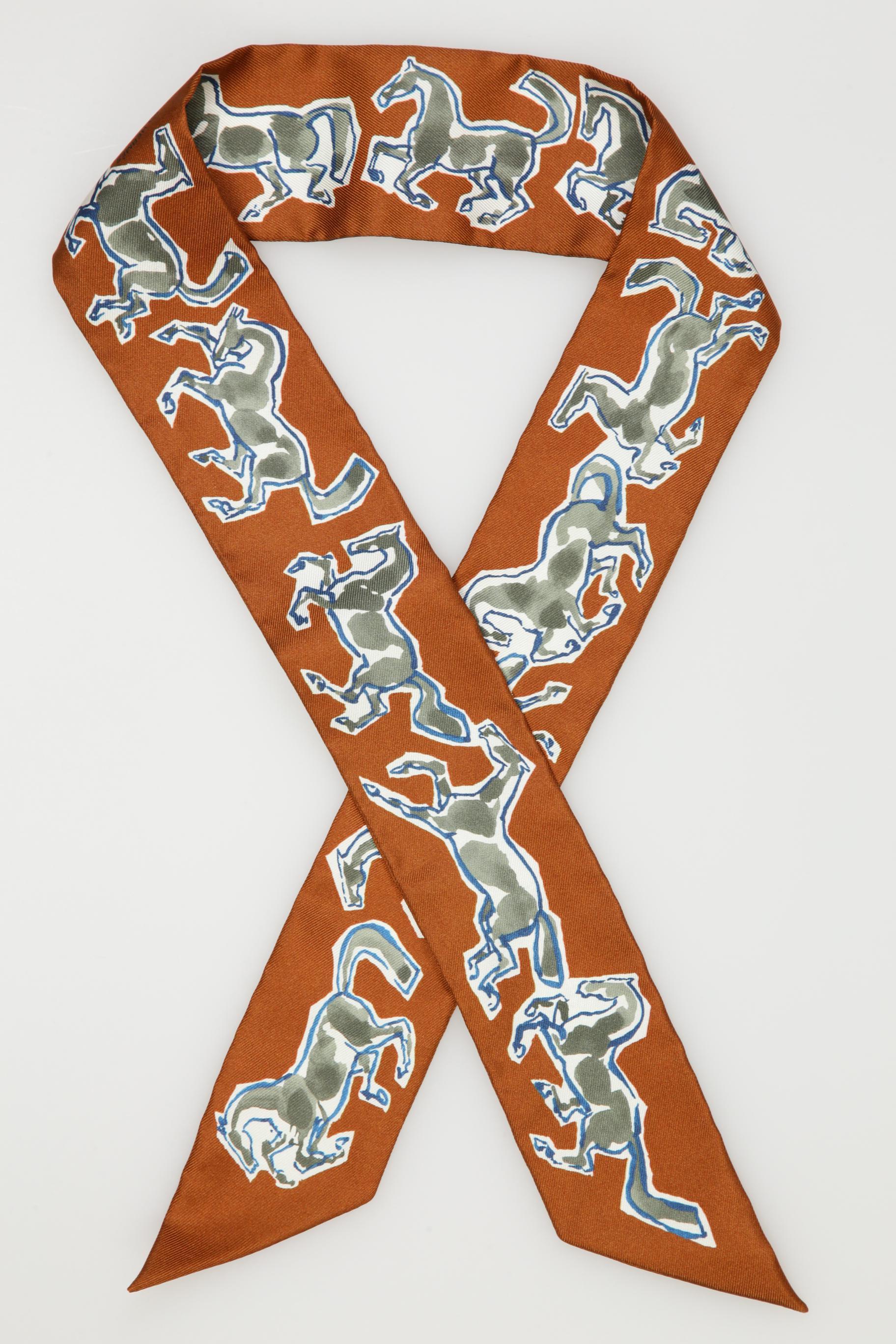 

Hermes Damen Schal, braun, Gr.