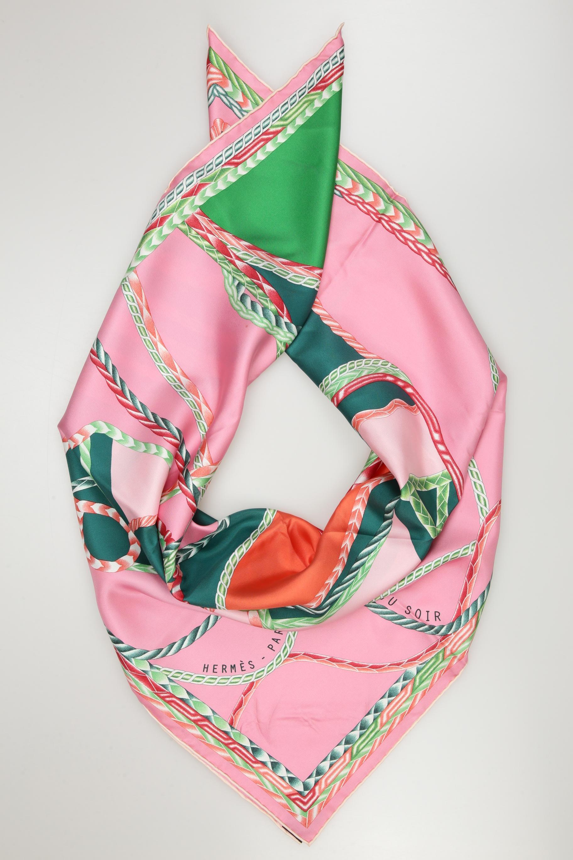 

Hermes Damen Schal, pink, Gr.
