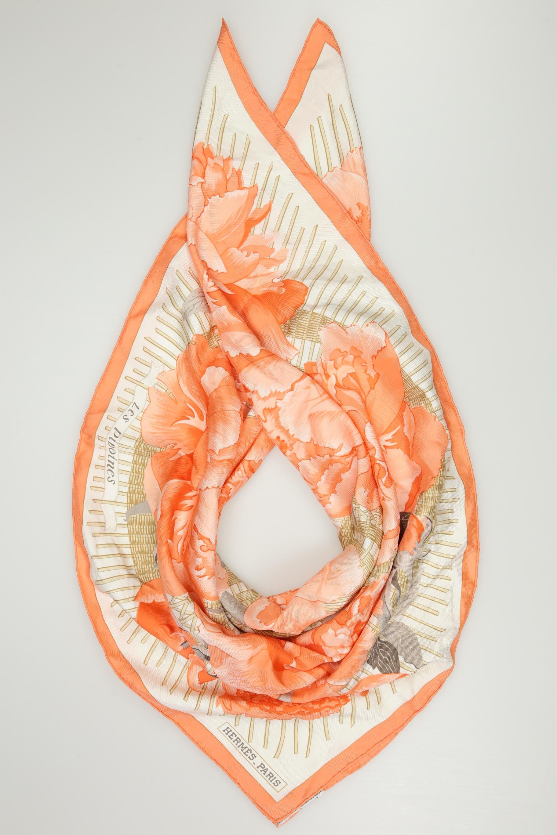 

Hermes Damen Schal, pink, Gr.