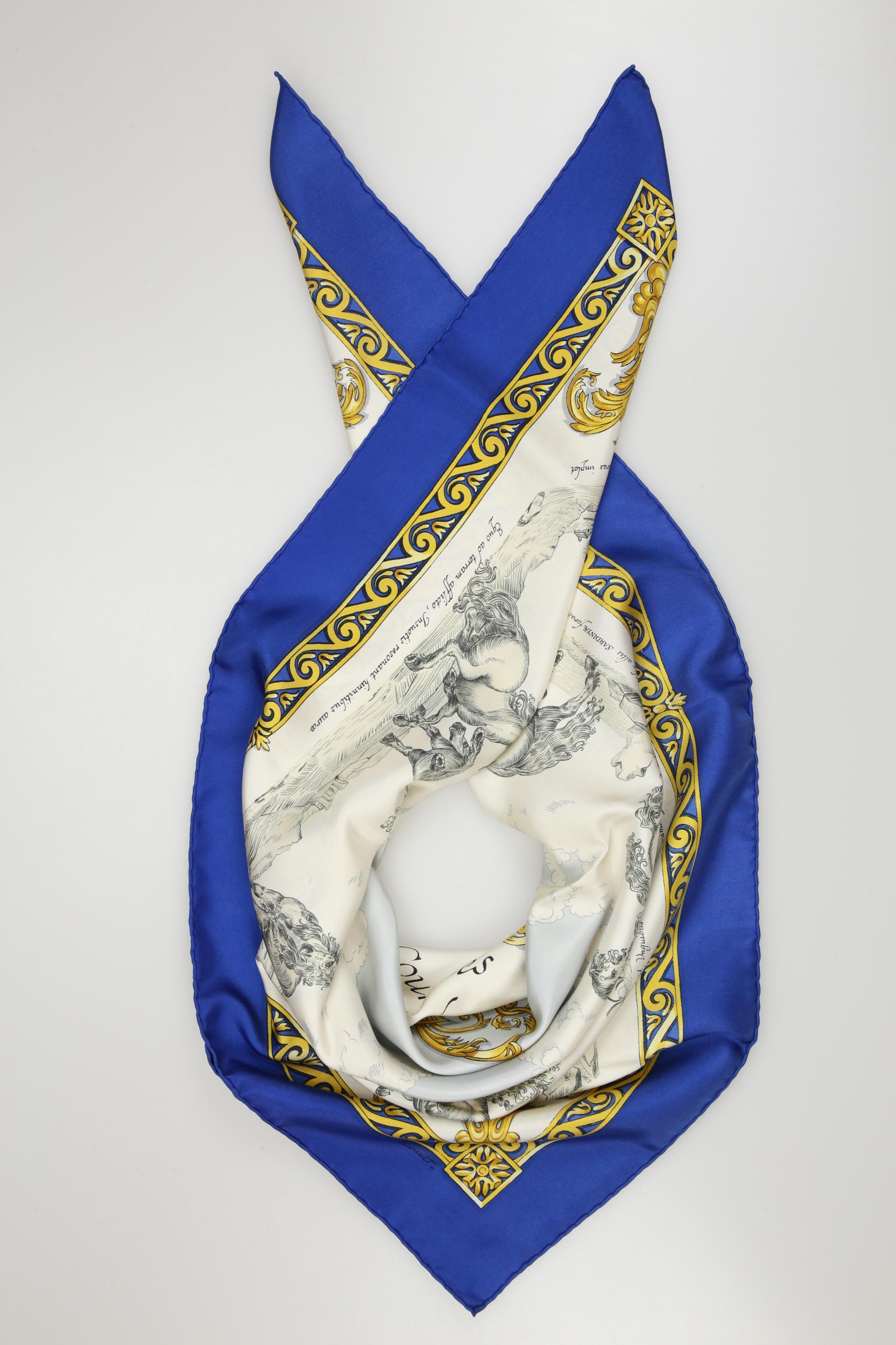 

Hermes Damen Schal, cremeweiß, Gr.