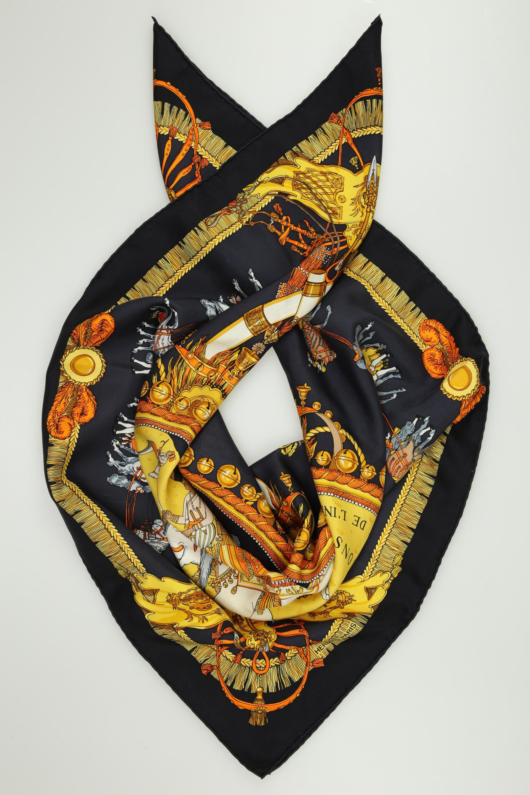 

Hermes Damen Schal, marineblau, Gr.