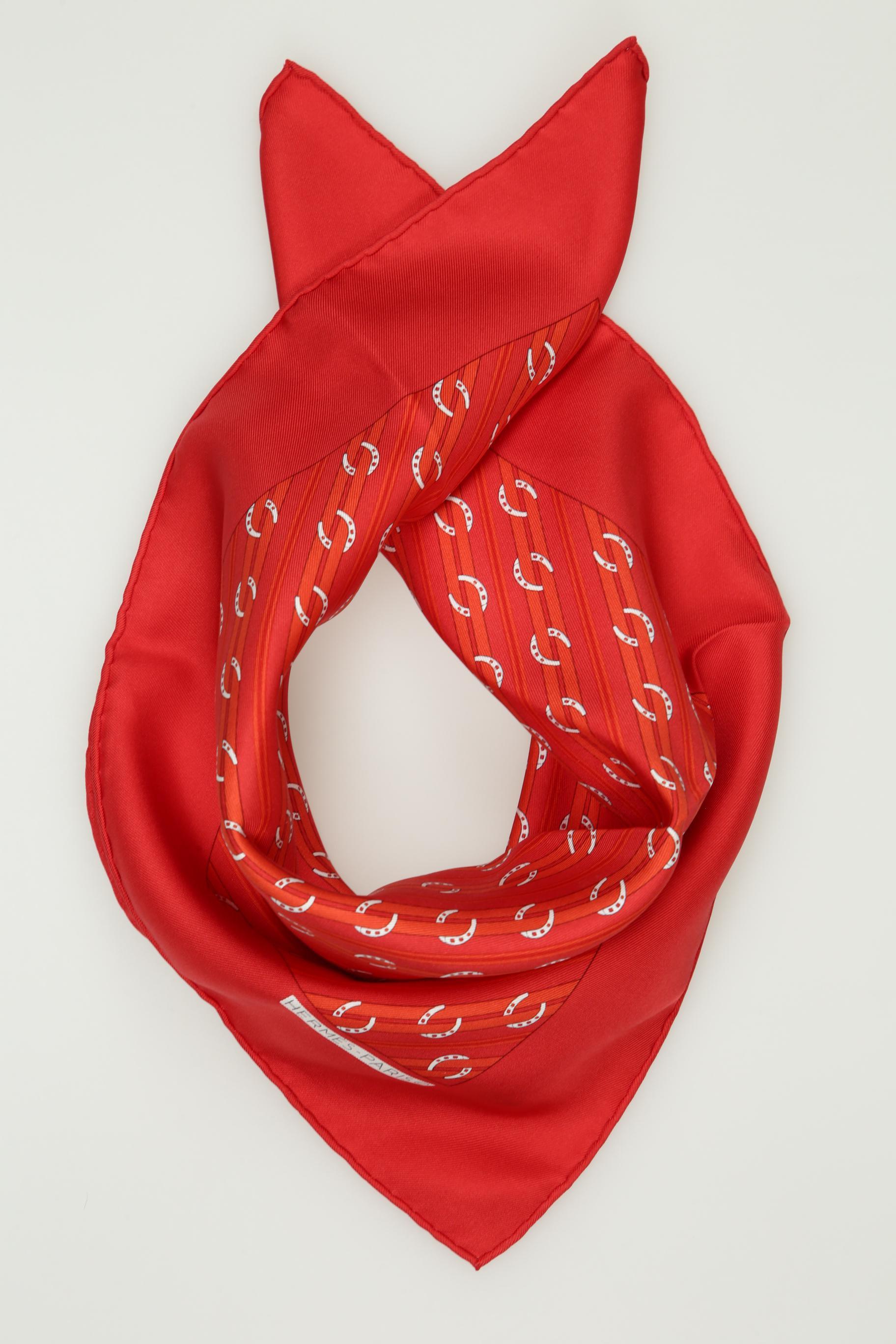 

Hermes Damen Schal, rot, Gr.