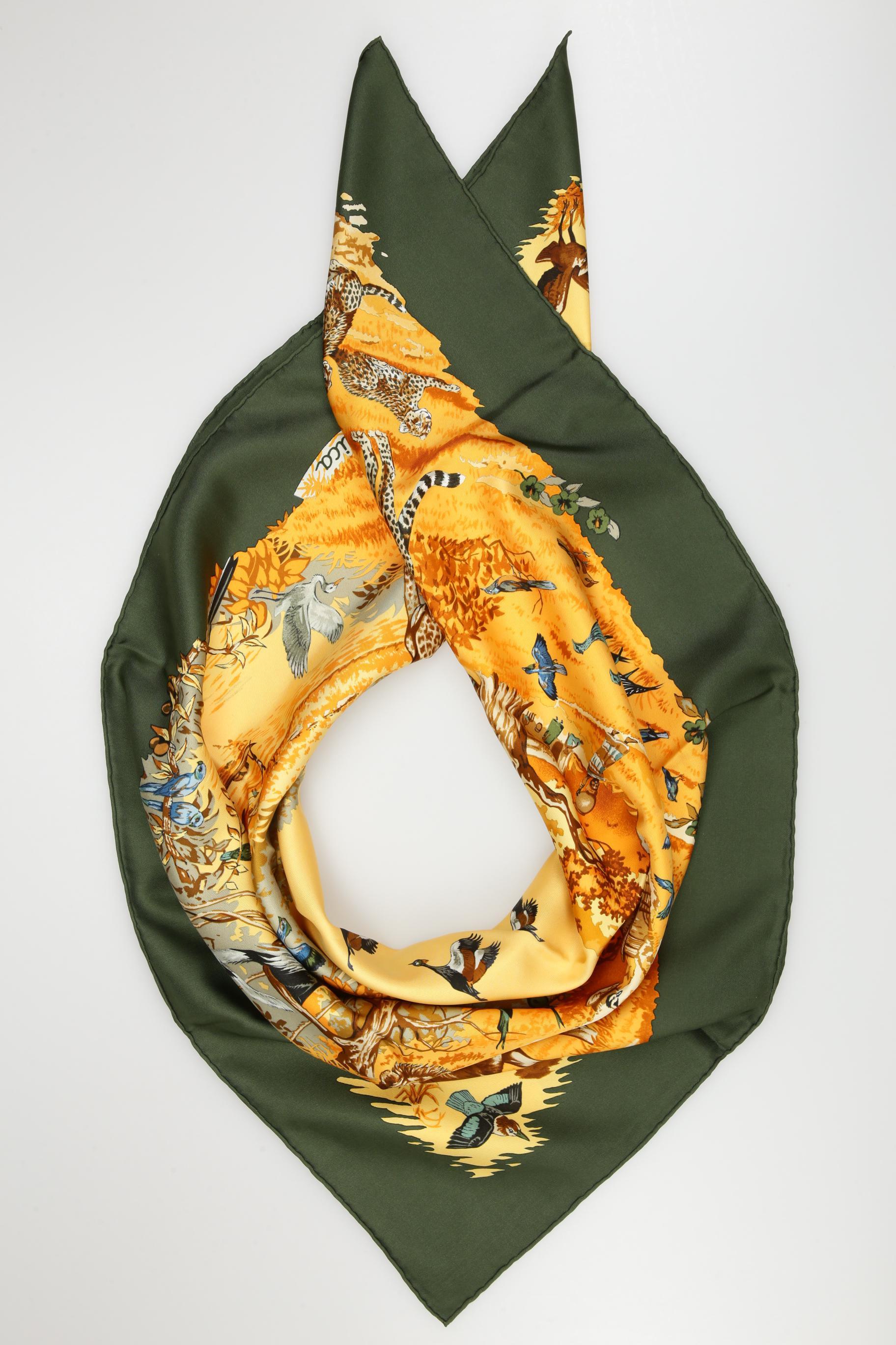 

Hermes Damen Schal, orange, Gr.