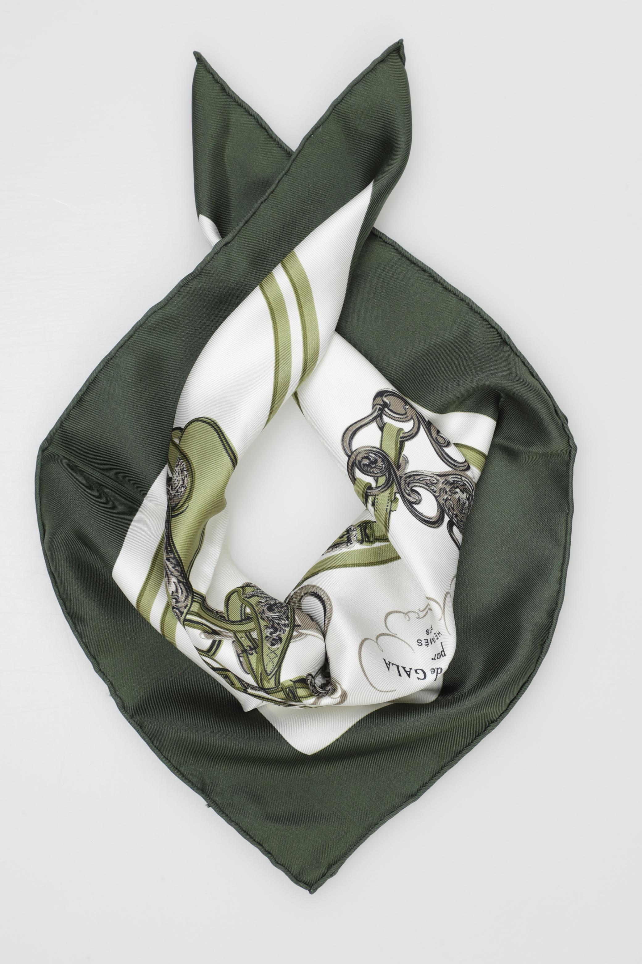 

Hermes Damen Schal, grün, Gr.
