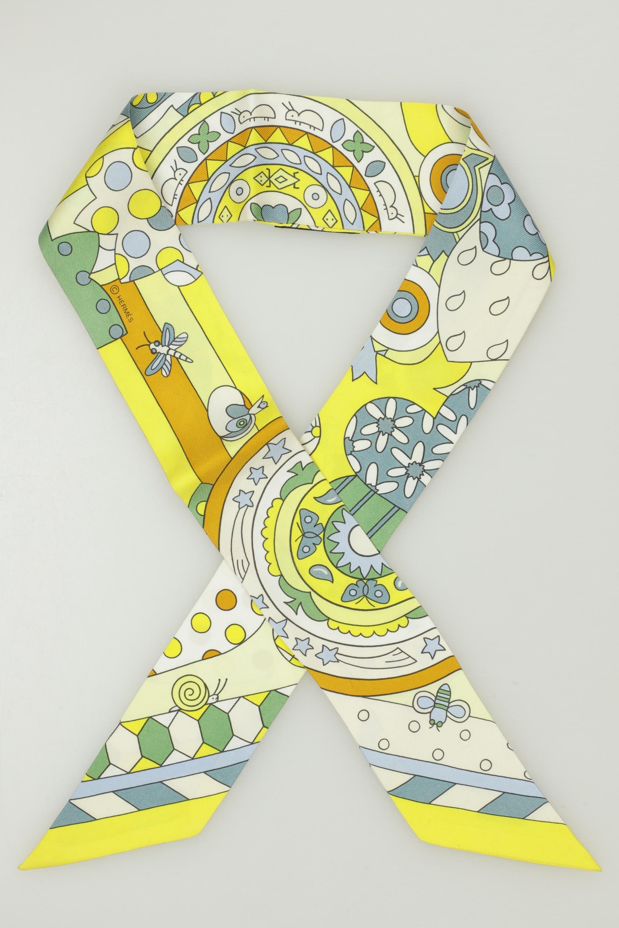 

Hermes Damen Schal, gelb, Gr.