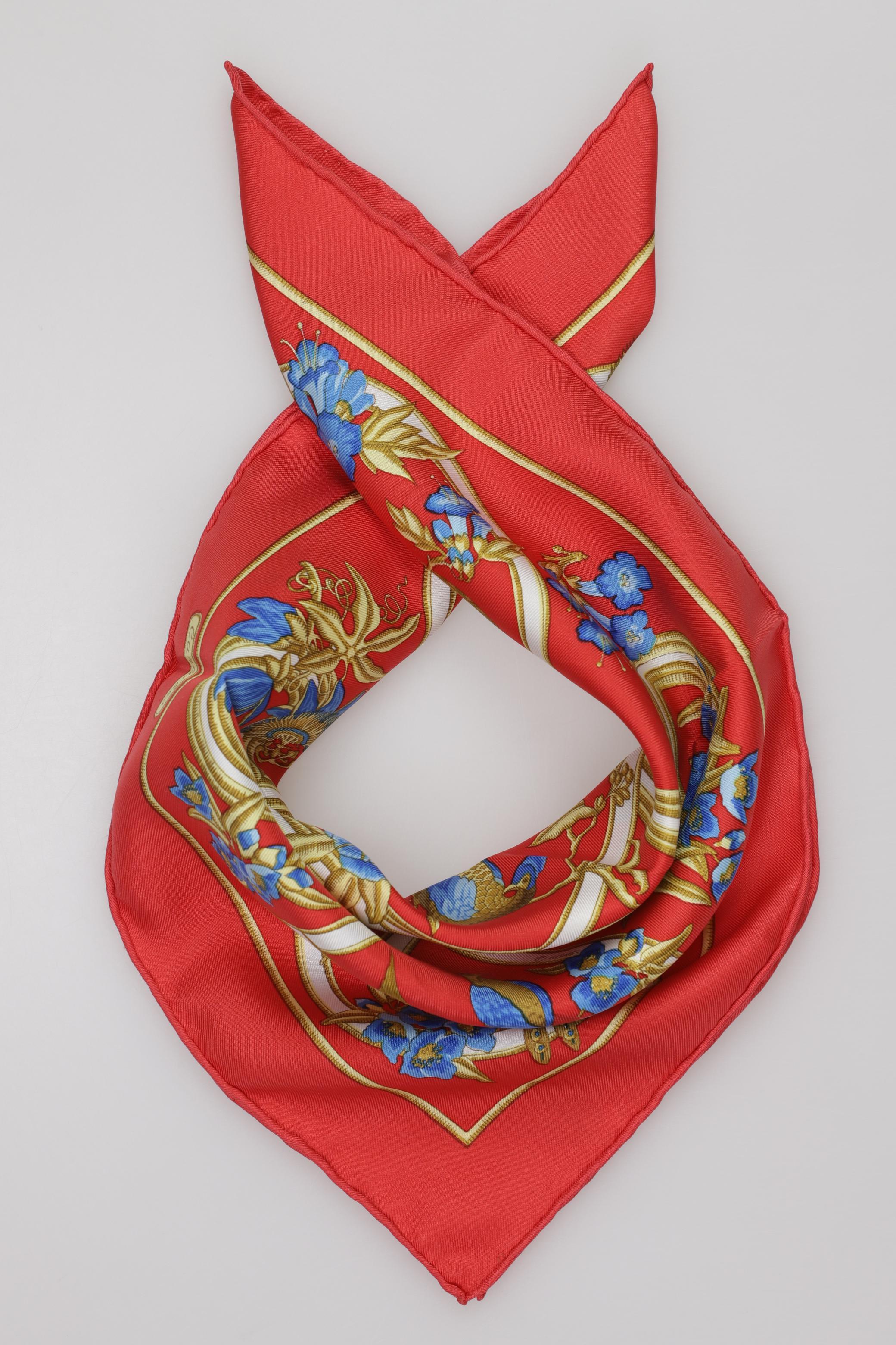 

Hermes Damen Schal, rot, Gr.
