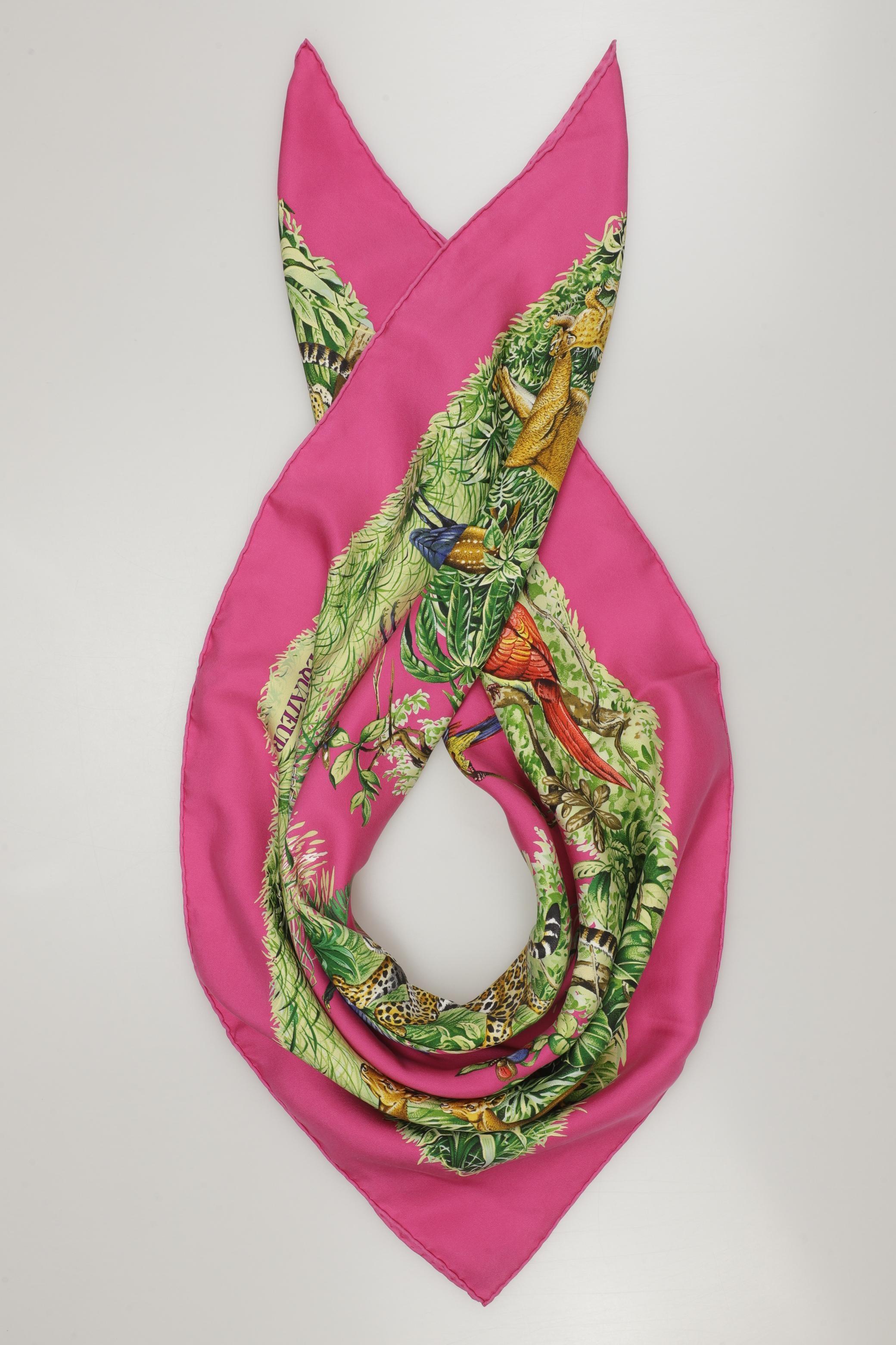 

Hermes Damen Schal, pink, Gr.