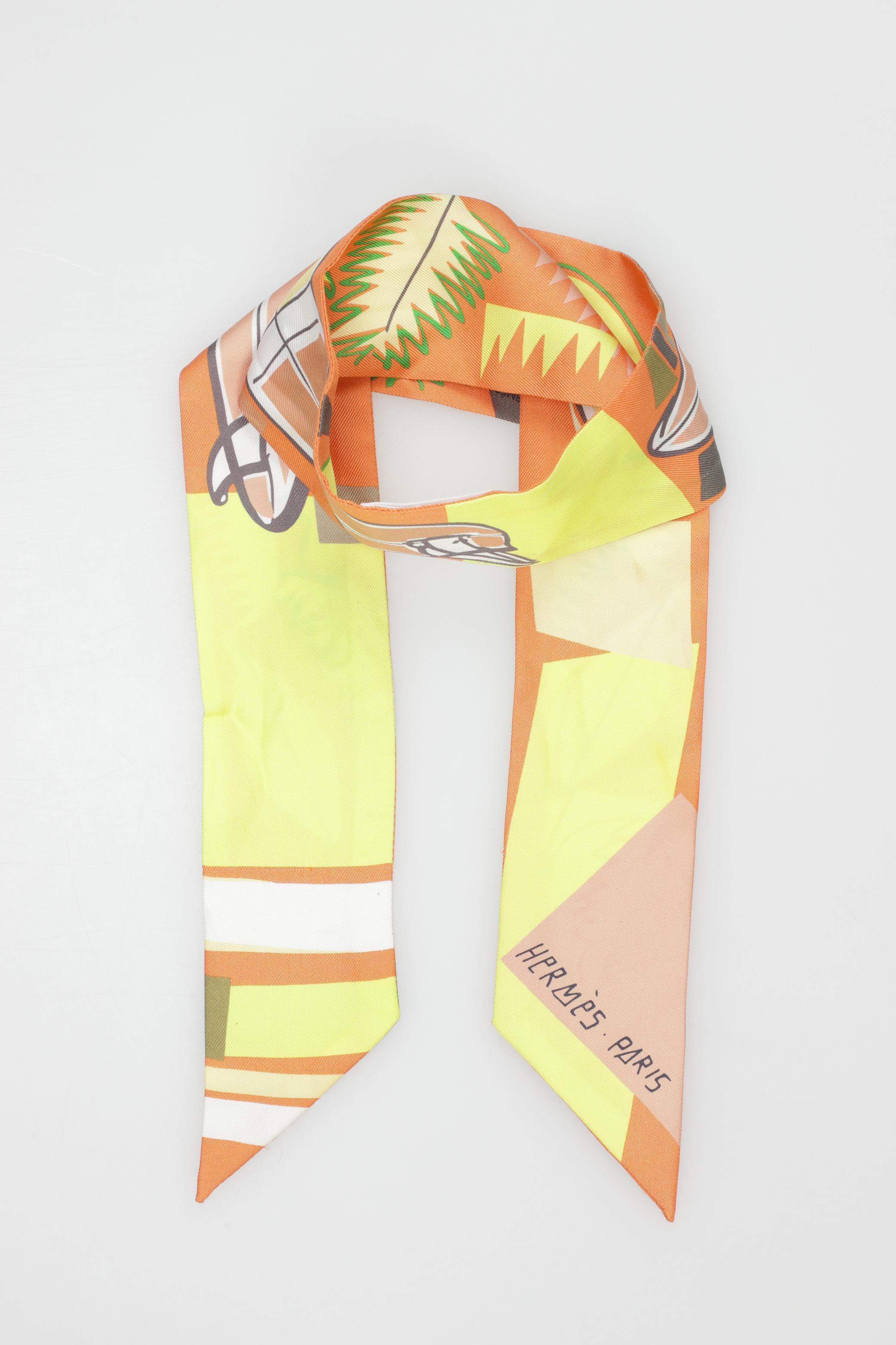 

Hermes Damen Schal, orange, Gr.