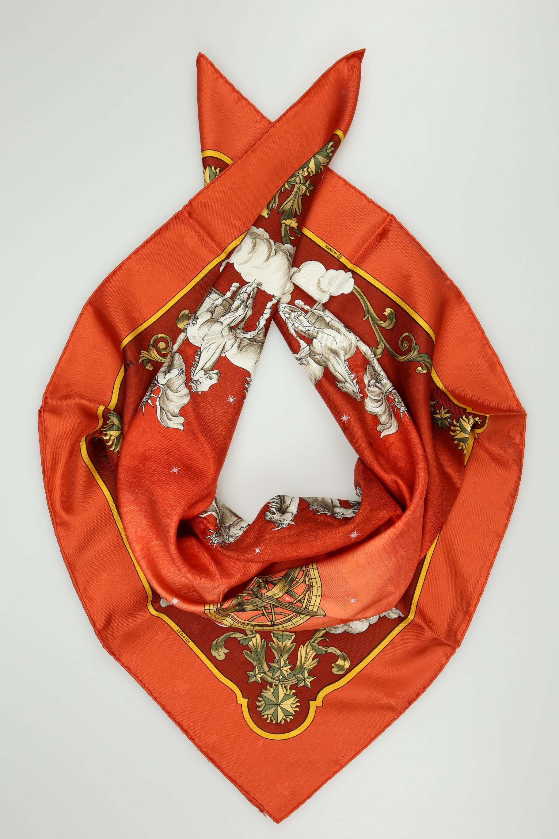 

Hermes Damen Schal, rot, Gr.