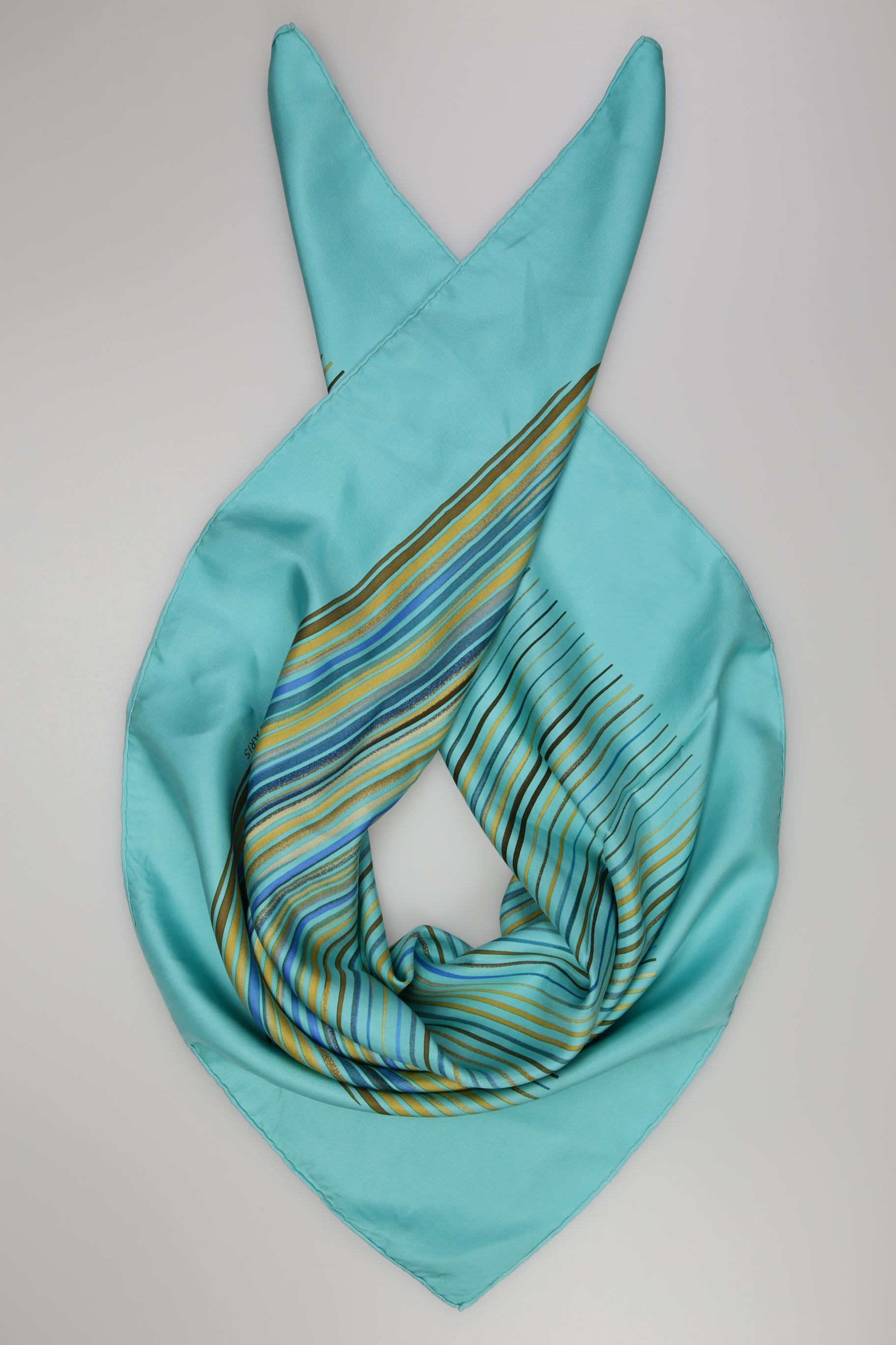 

Hermes Damen Schal, türkis, Gr.