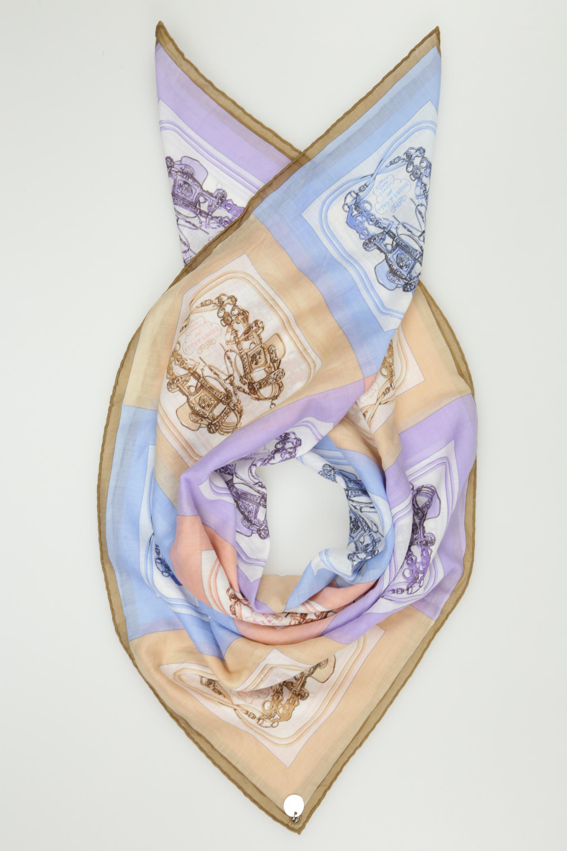 

Hermes Damen Schal, mehrfarbig