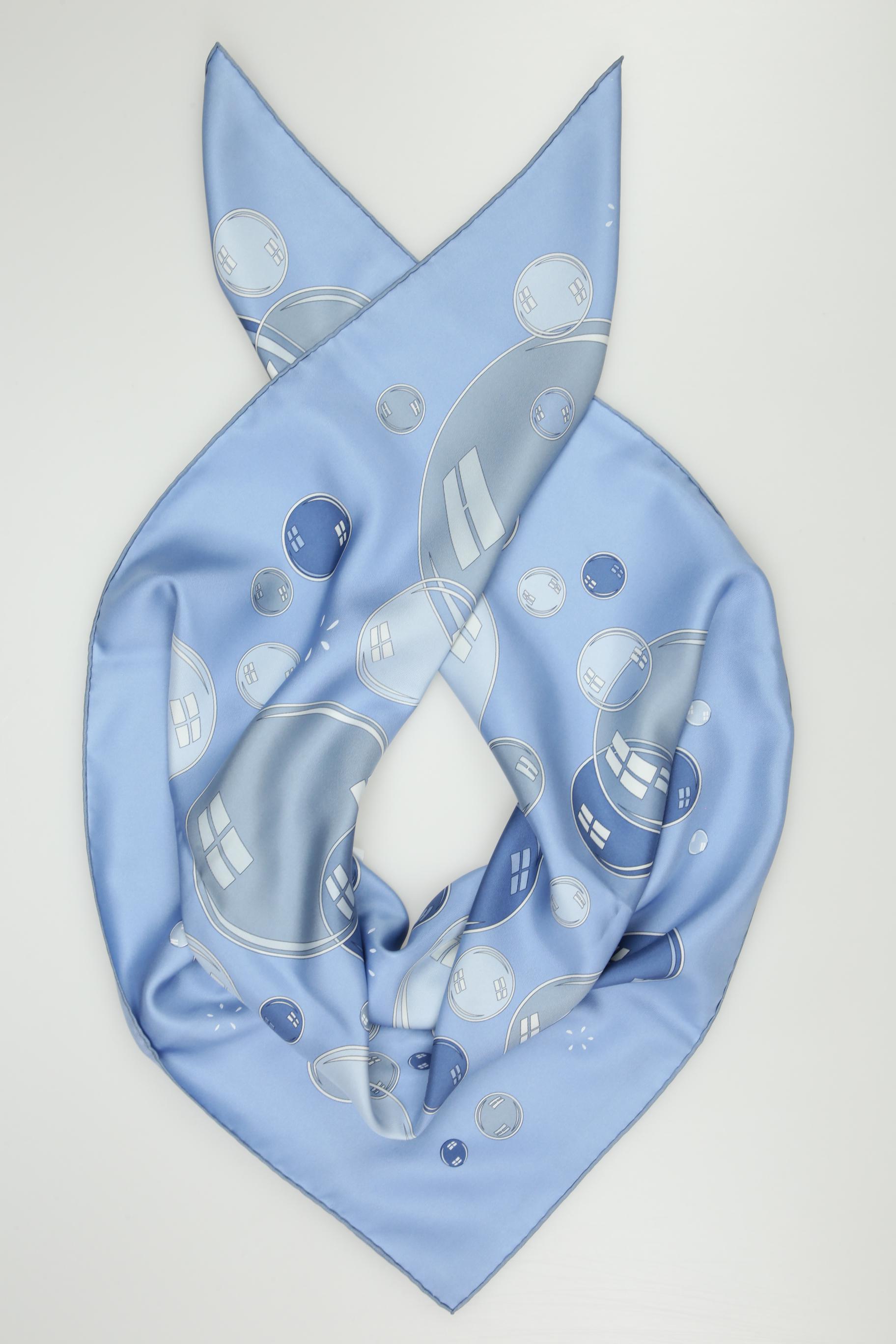

Hermes Damen Schal, hellblau