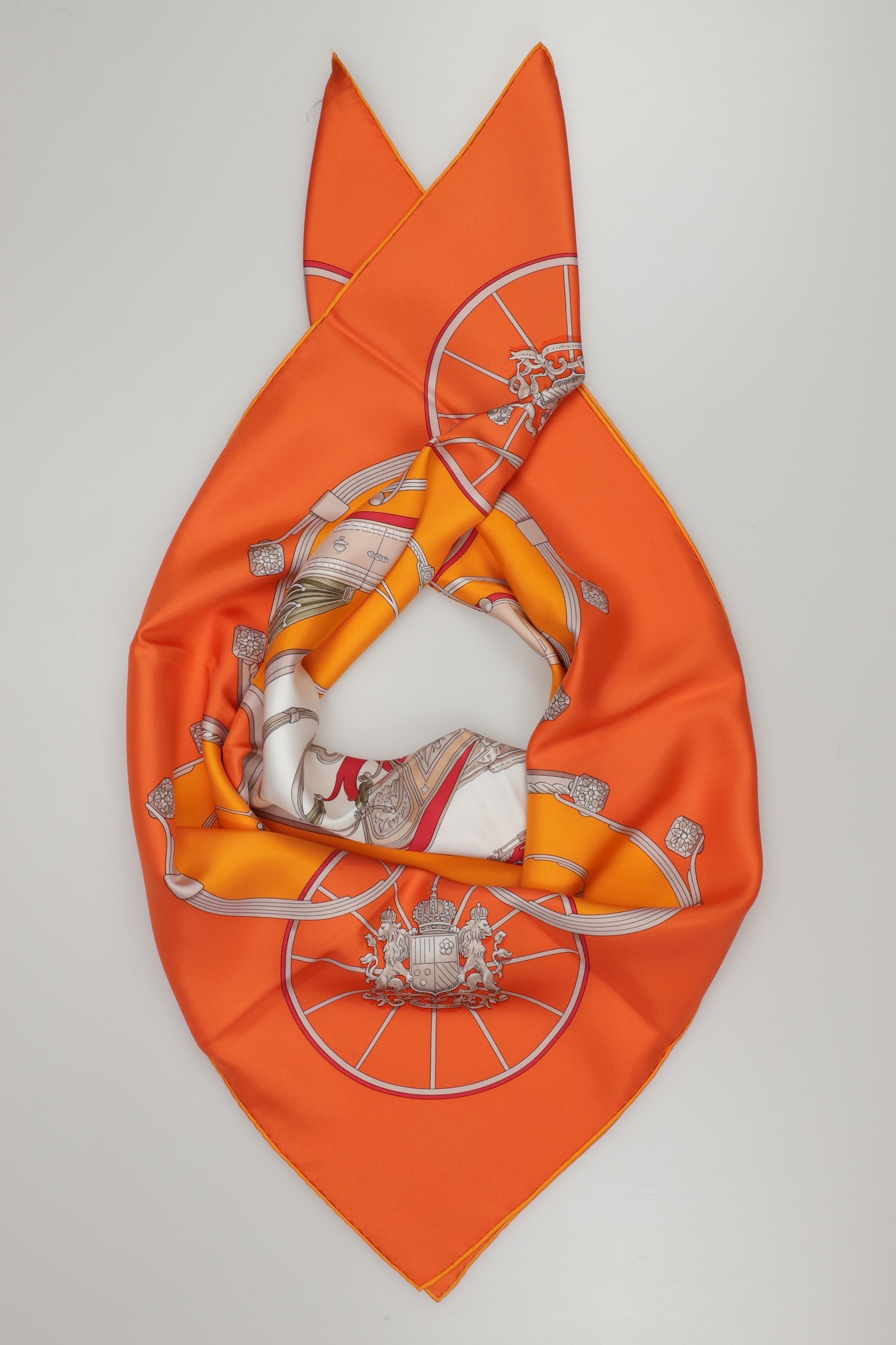 

Hermes Damen Schal, orange, Gr.
