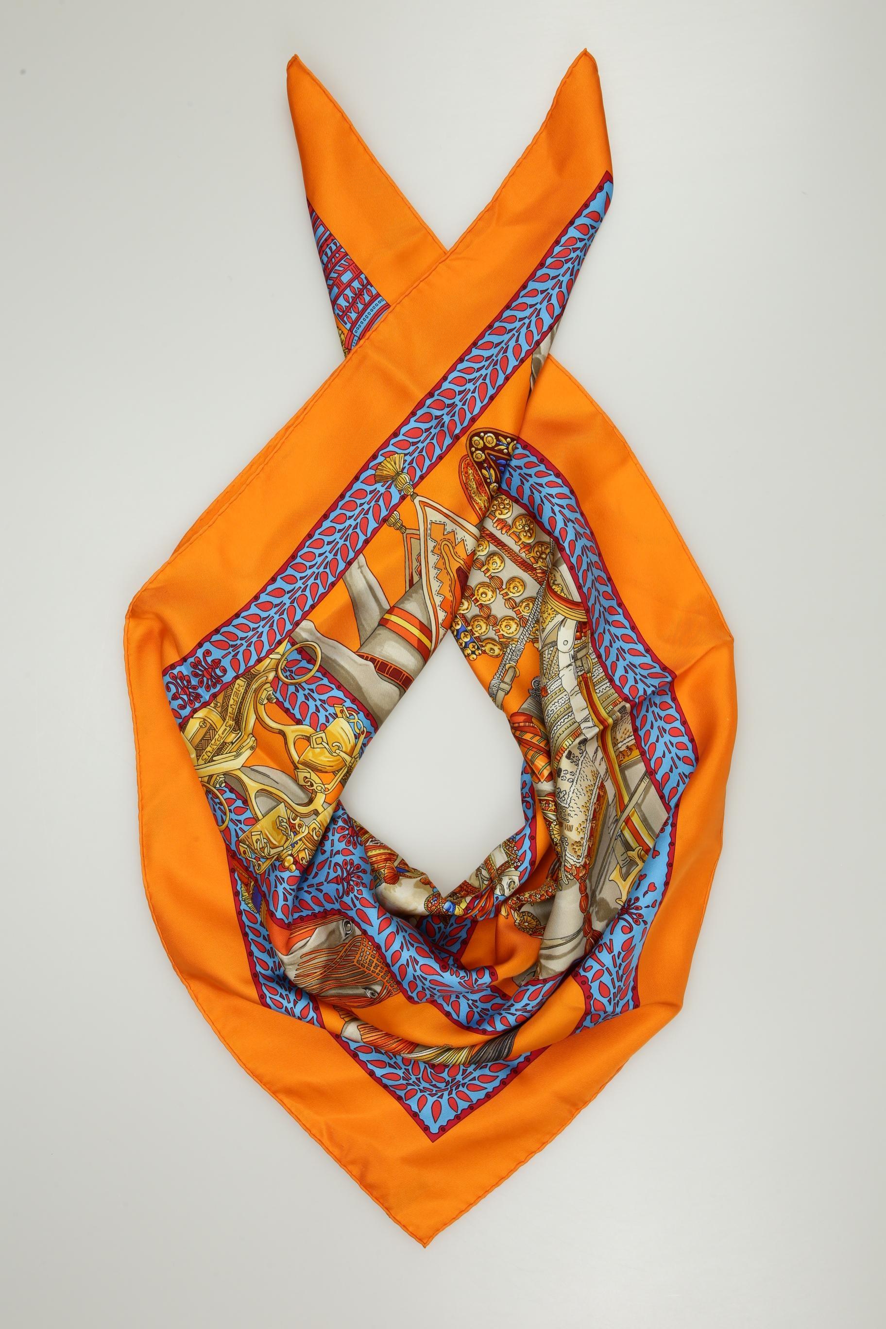 

Hermes Damen Schal, orange, Gr.