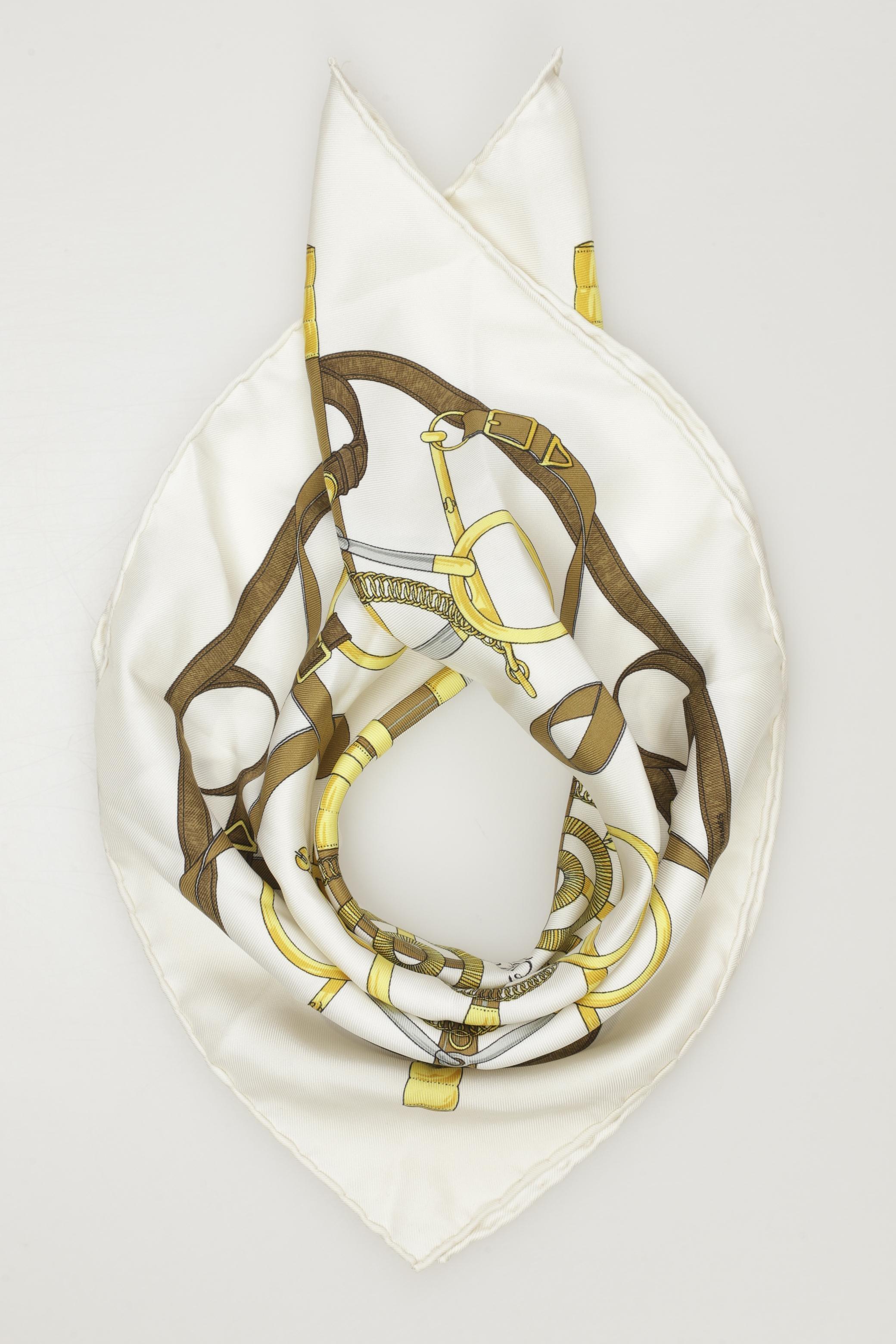 

Hermes Damen Schal, weiß, Gr.