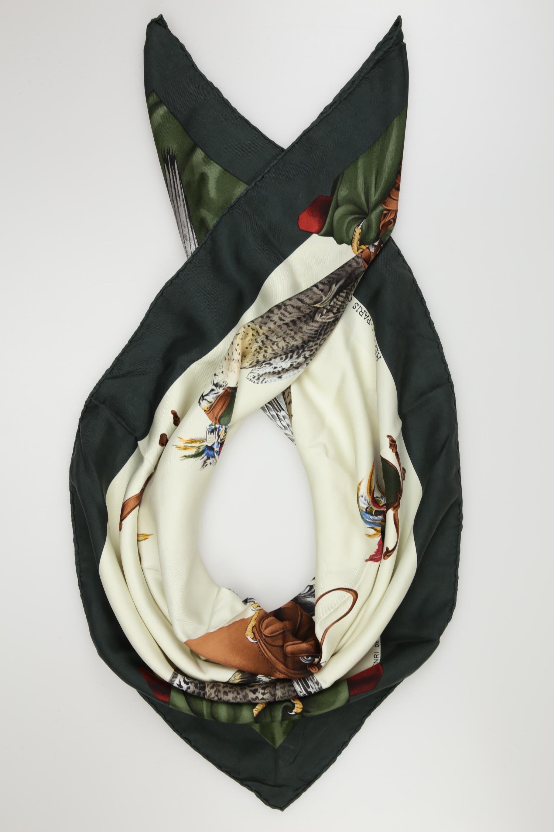 

Hermes Damen Schal, grün, Gr.
