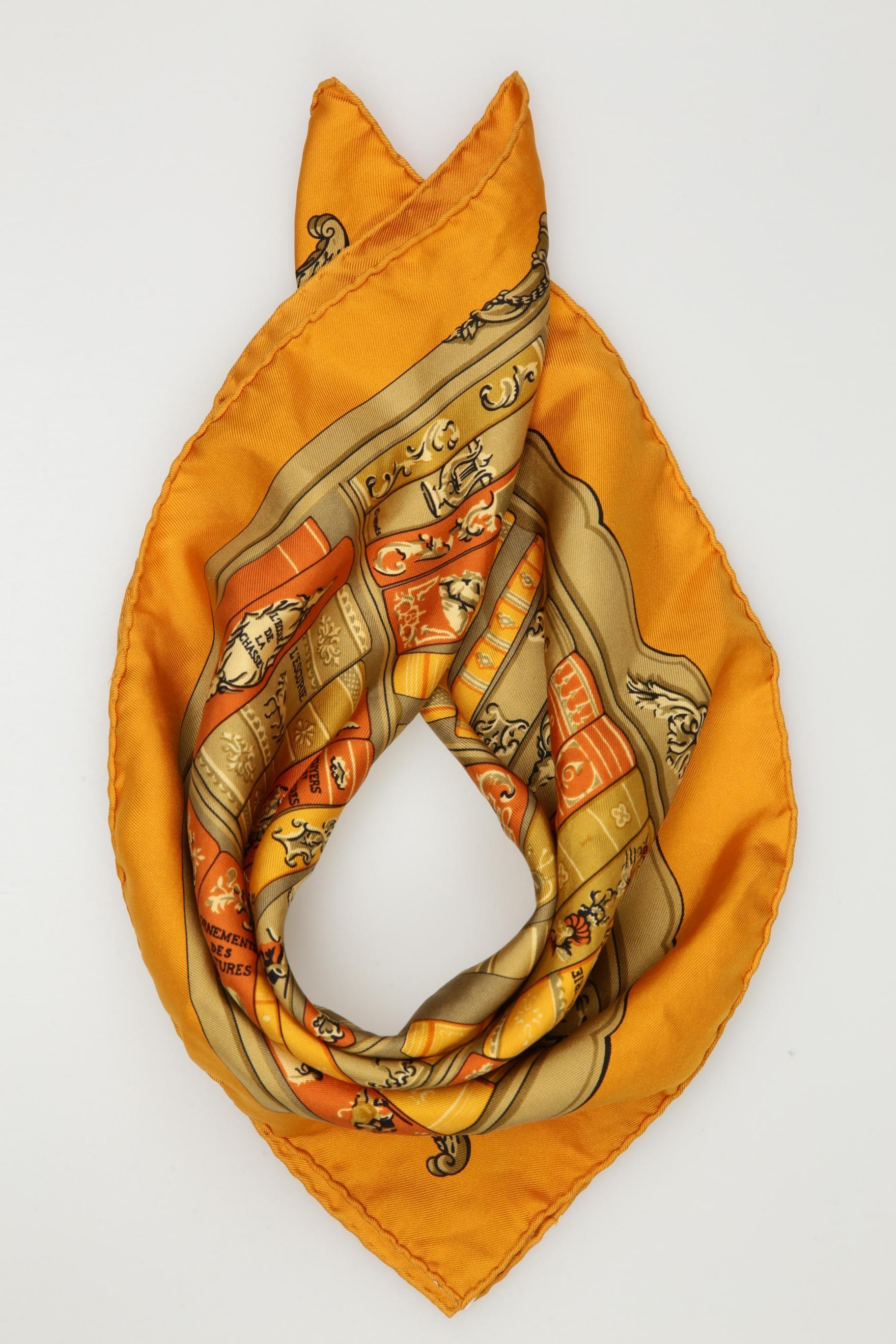 

Hermes Damen Schal, orange, Gr.