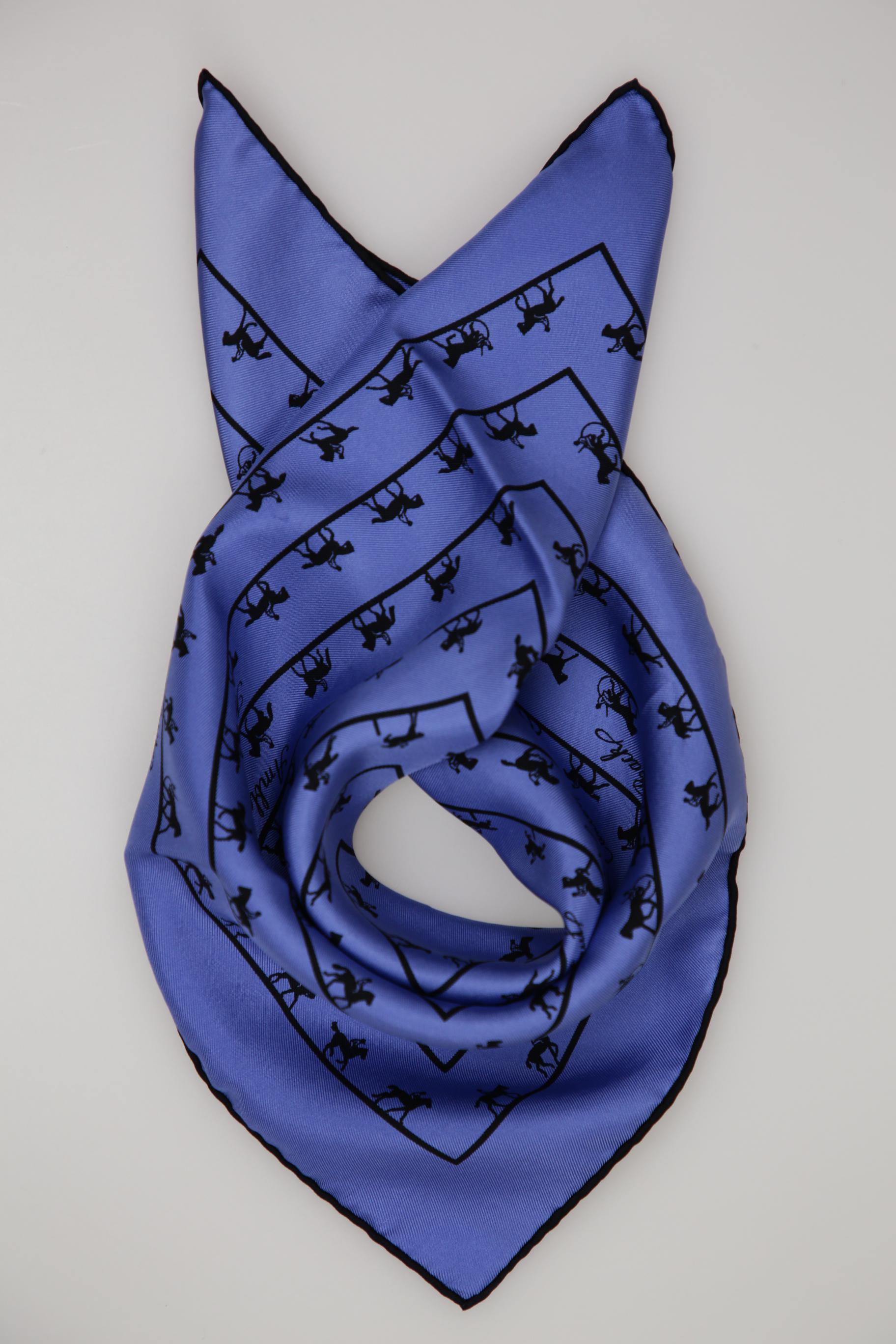 

Hermes Damen Schal, blau, Gr.