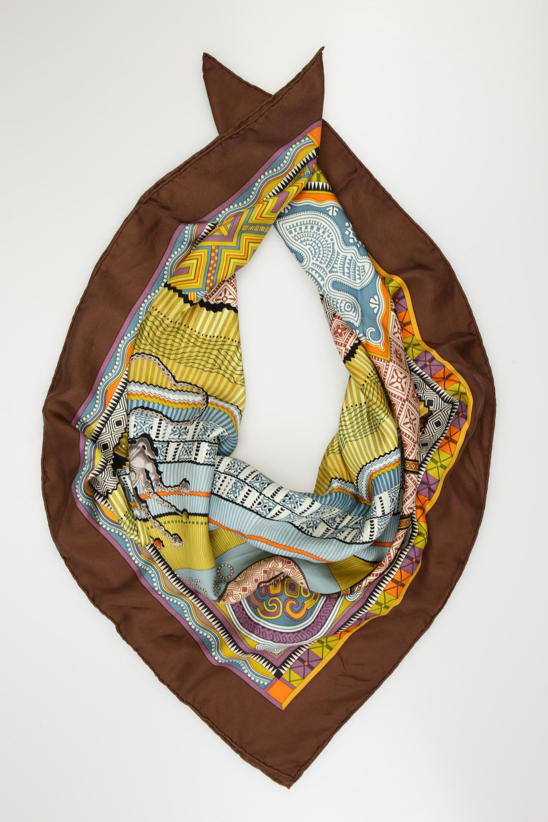 

Hermes Damen Schal, mehrfarbig, Gr.