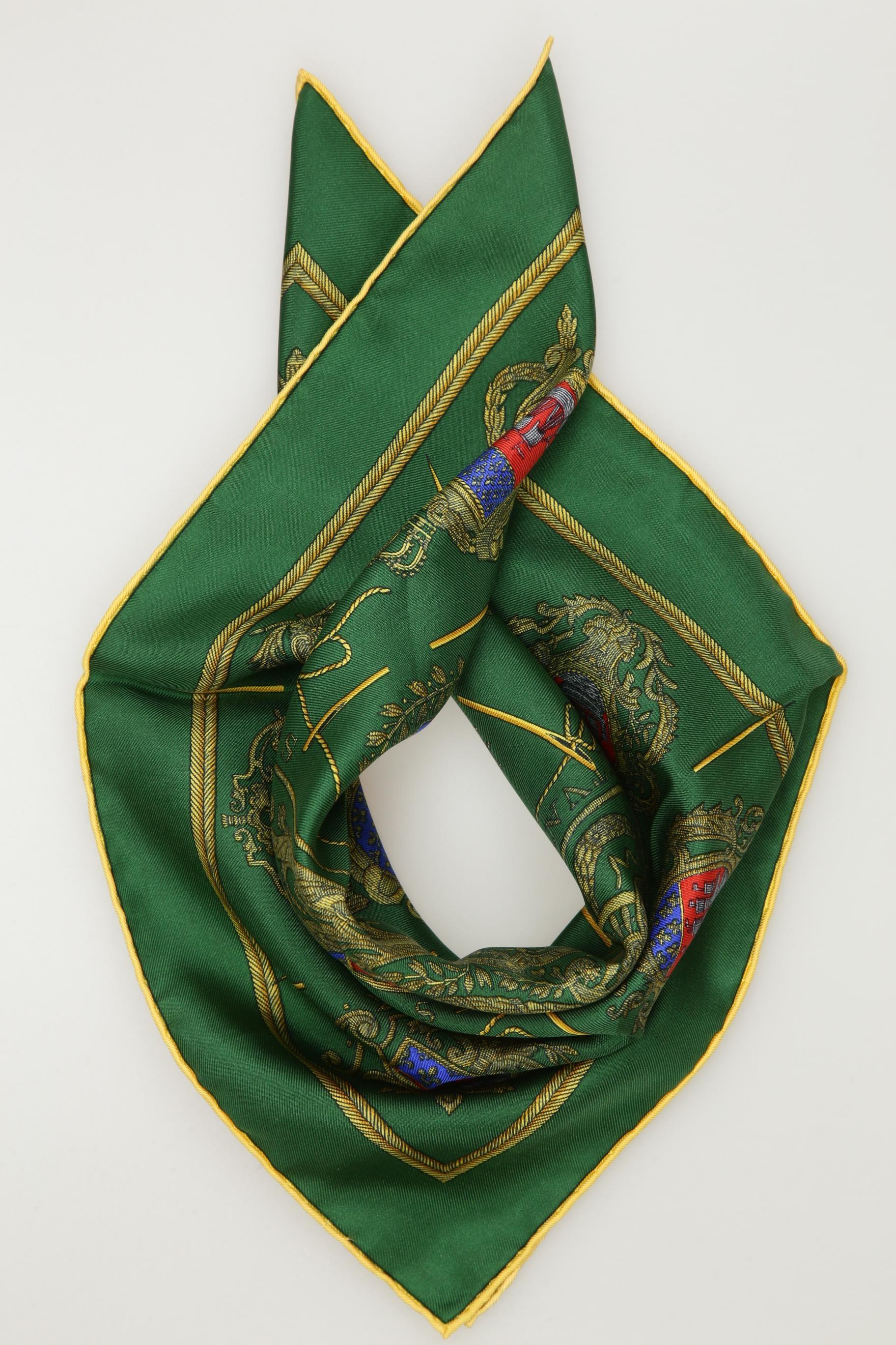 

Hermes Damen Schal, grün, Gr.