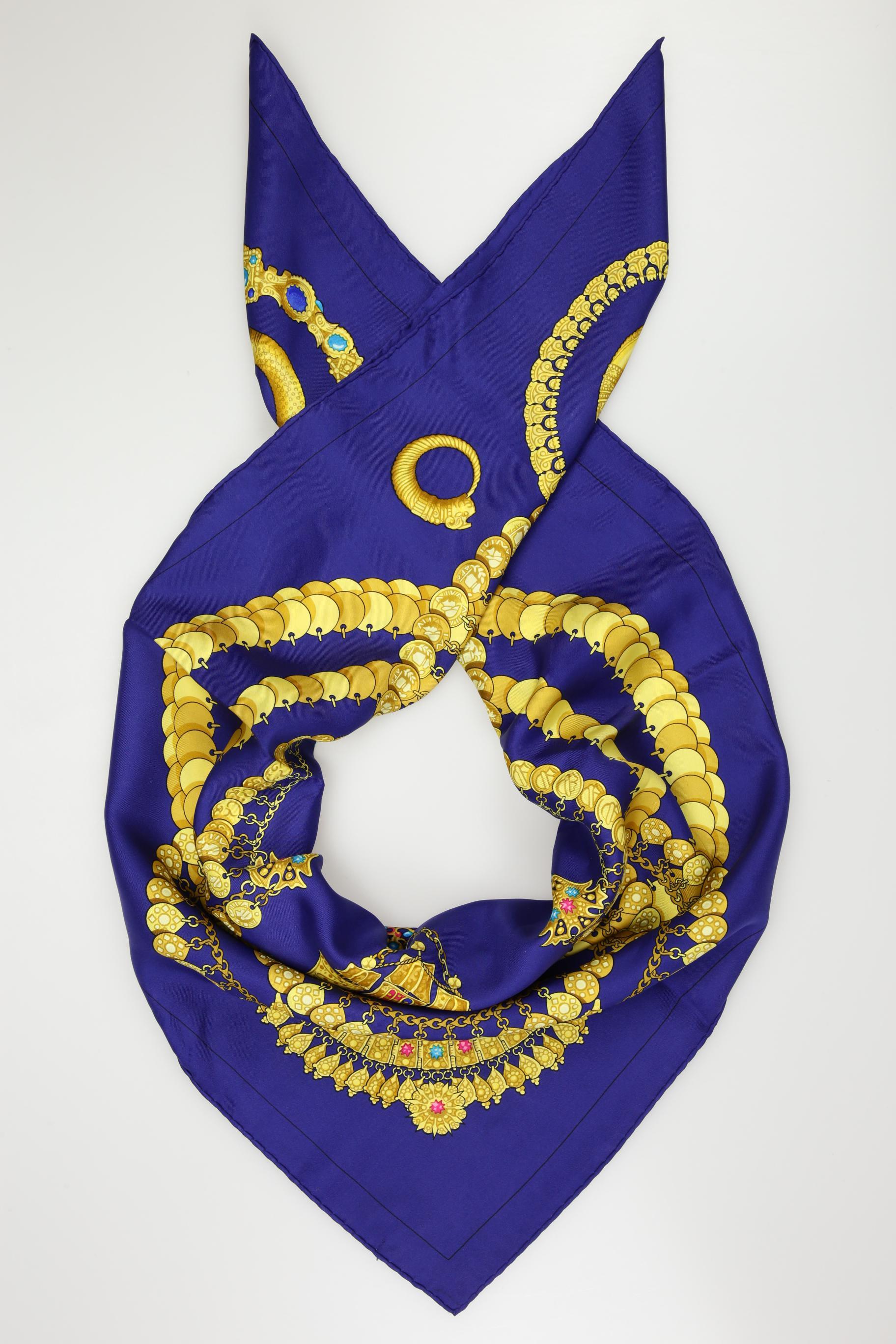 

Hermes Damen Schal, marineblau, Gr.